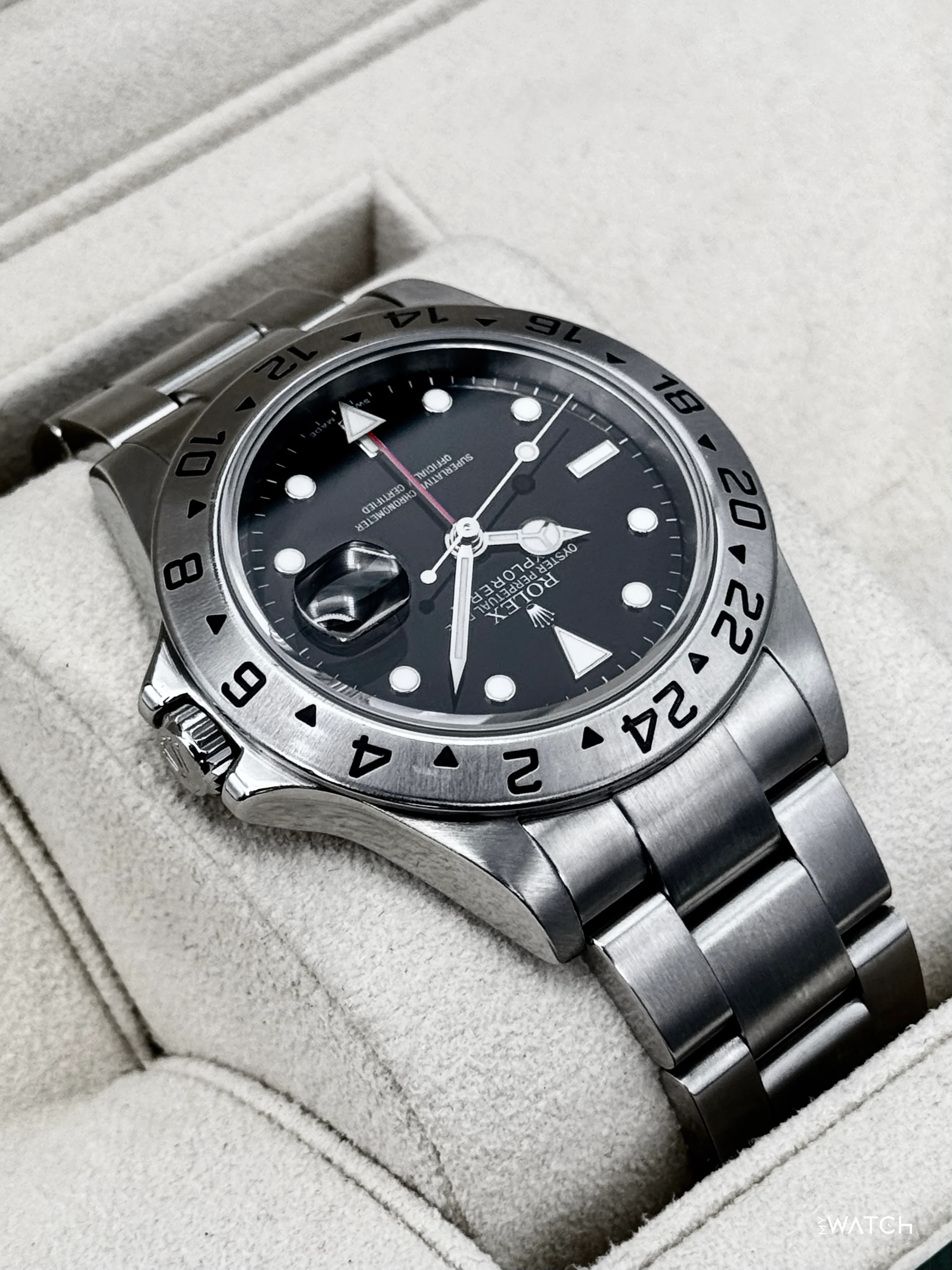2007 Rolex Explorer II 40mm 16570 Stainless Steel Black Dial - Image 8