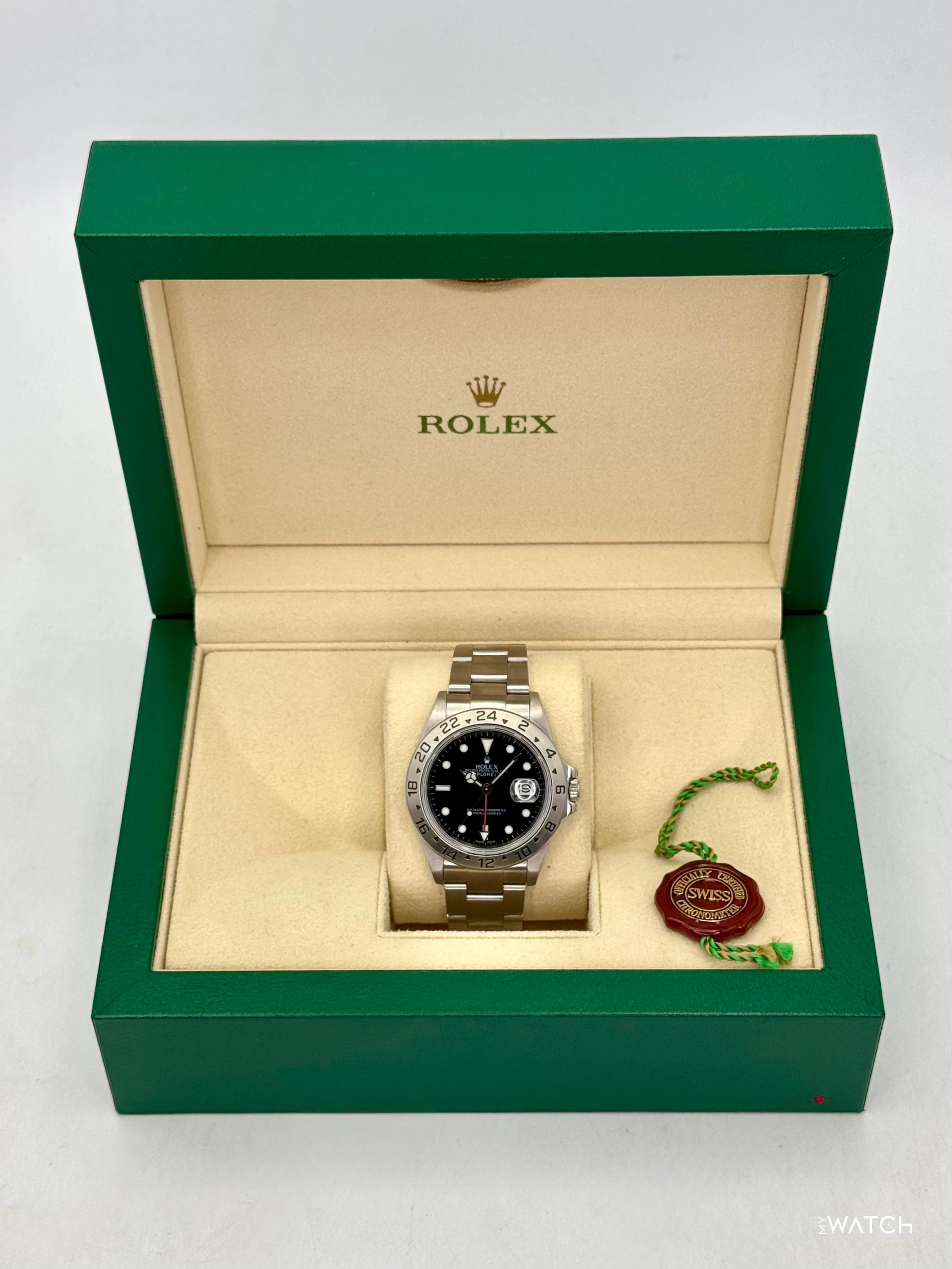 2007 Rolex Explorer II 40mm 16570 Stainless Steel Black Dial - Image 9