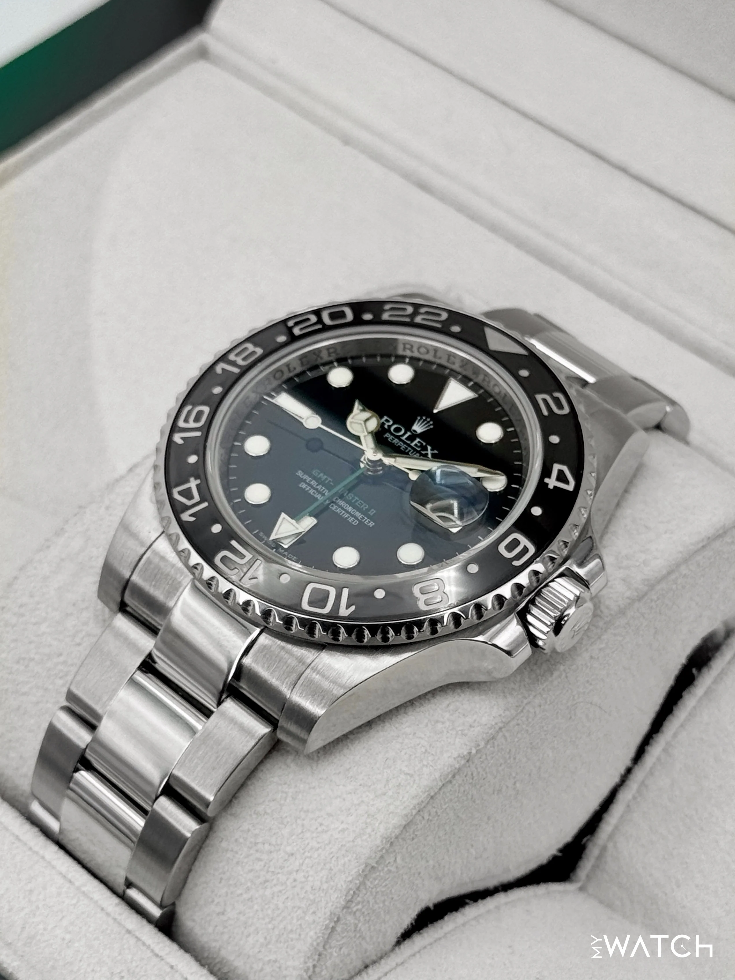 2007 Rolex GMT-Master II 40mm 116710LN Stainless Steel Black Dial - Image 5