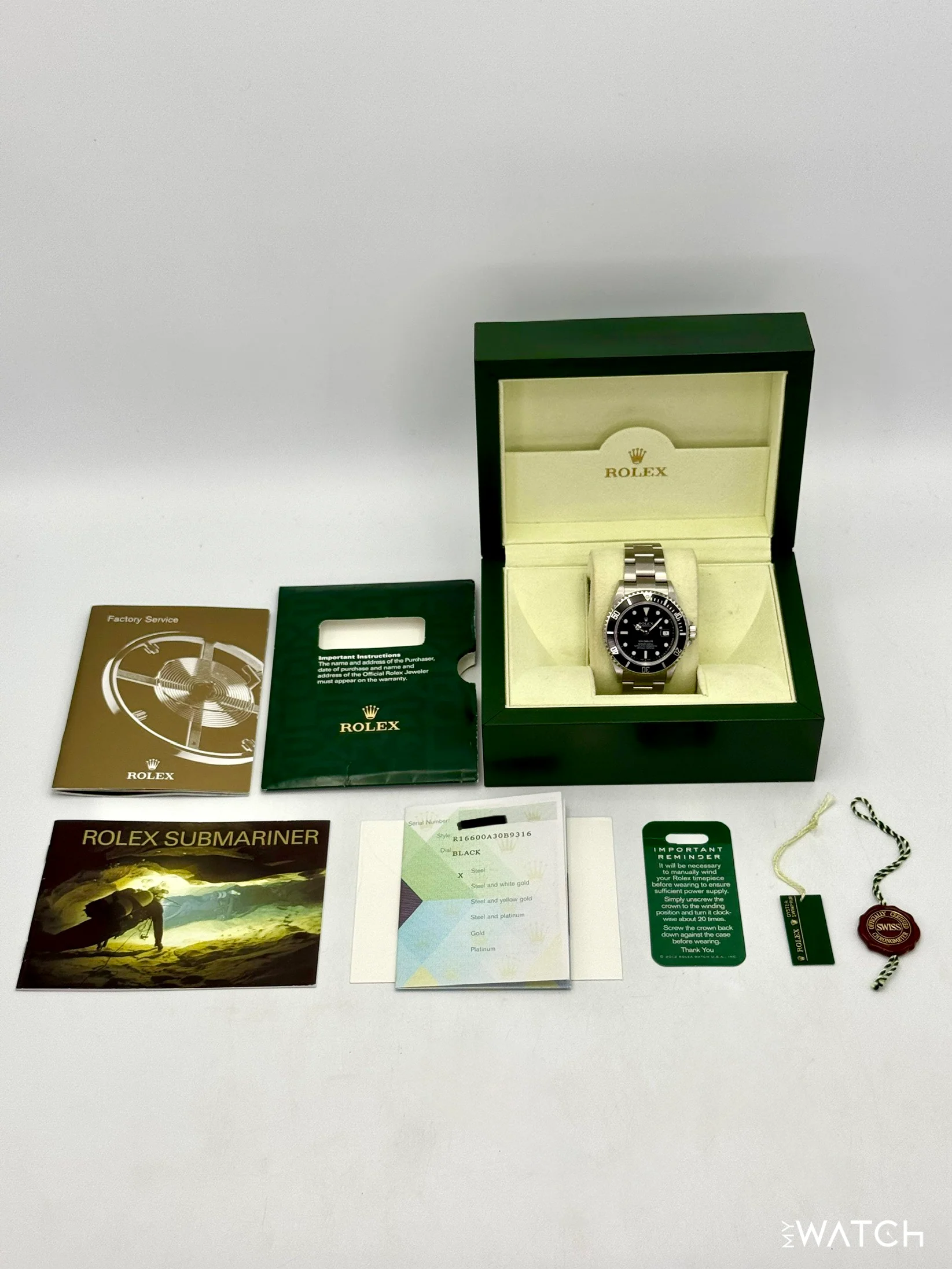 2007 Rolex Sea-Dweller 40mm 16600 Stainless Steel Black Dial "Collectors Set" - Image 10