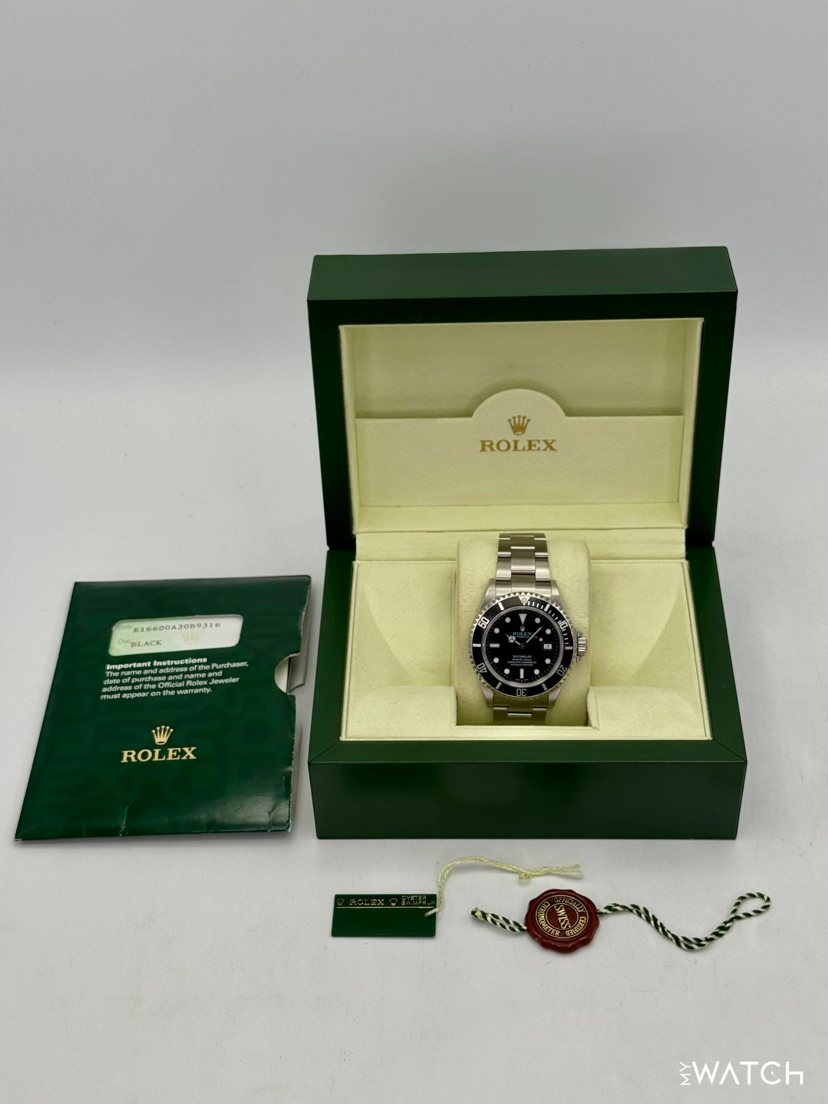2007 Rolex Sea-Dweller 40mm 16600 Stainless Steel Black Dial "Collectors Set" - Image 9