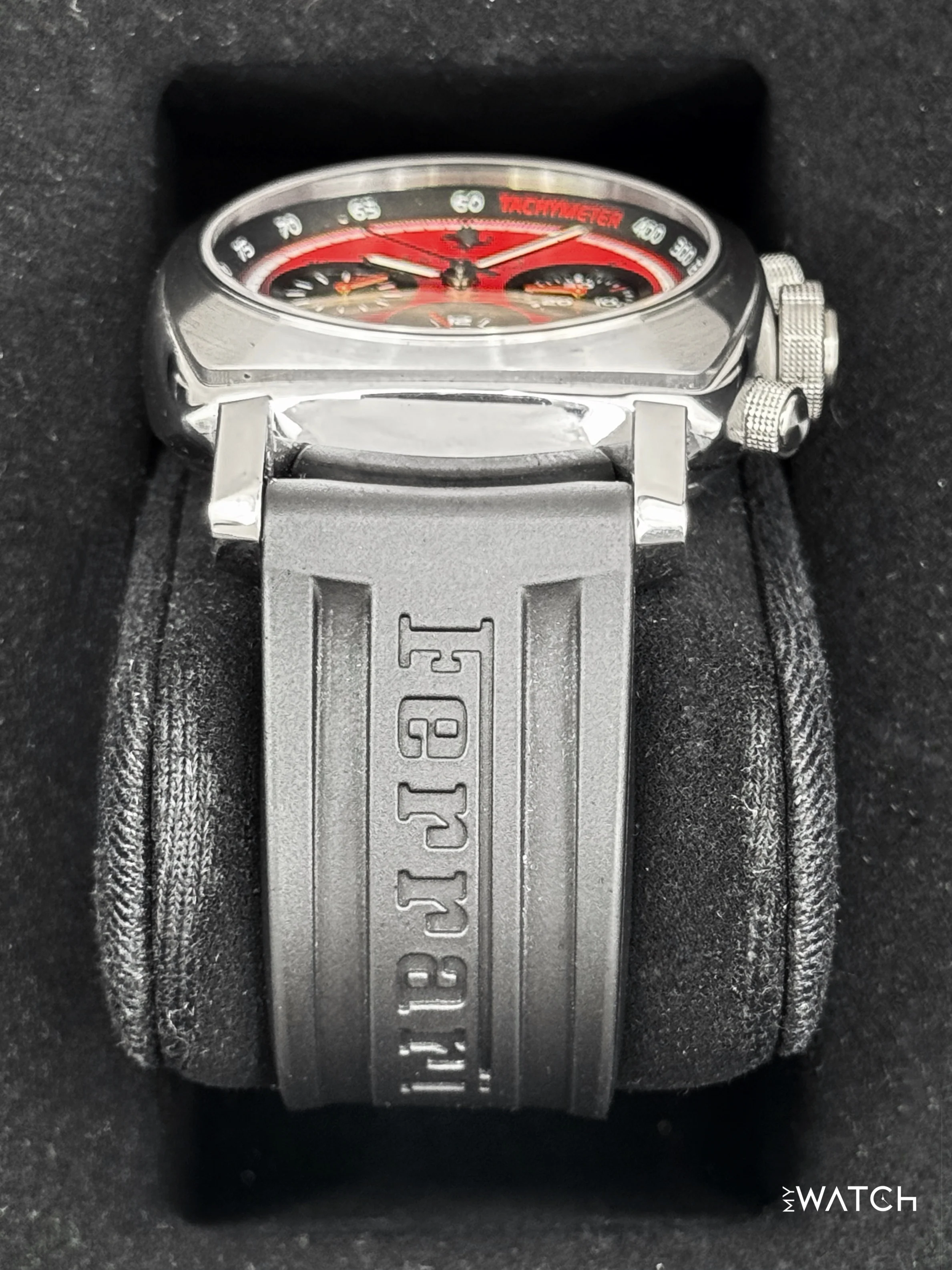 2008 Panerai Ferrari GT Chronograph 45mm F6656 Stainless Steel Red Dial - Image 3