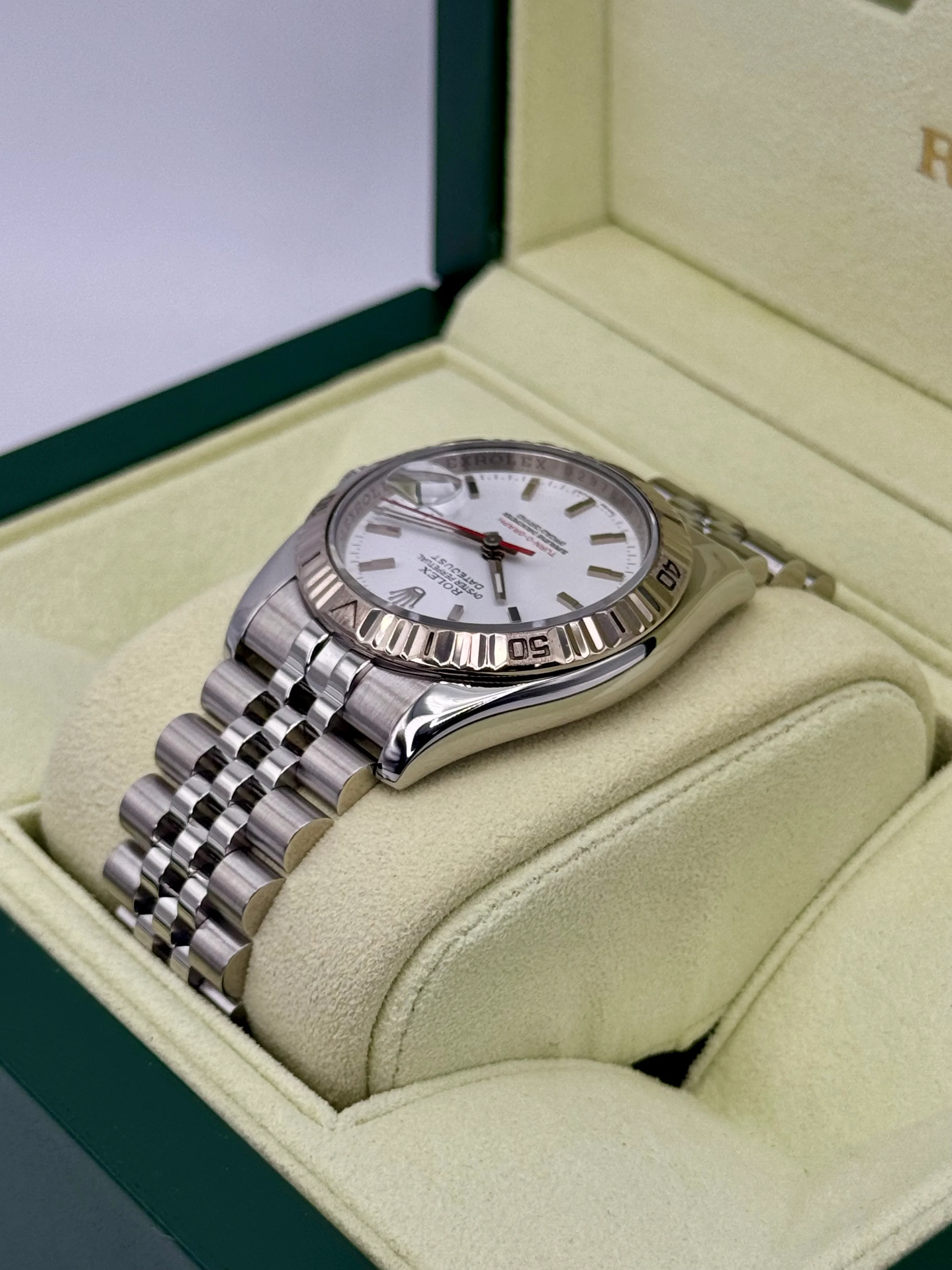2006 Rolex Datejust Turn-O-Graph 36mm 116264 Jubilee White Dial - Image 7