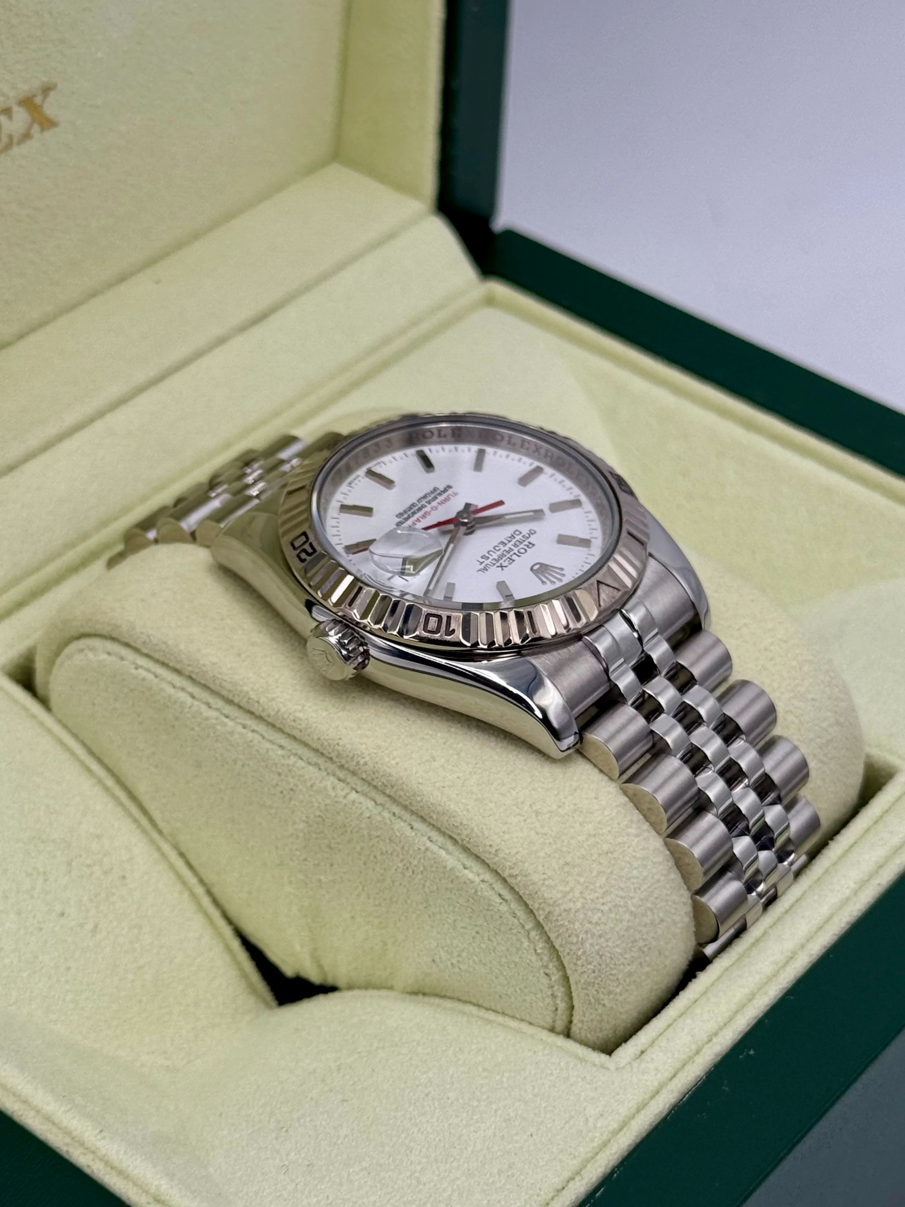2006 Rolex Datejust Turn-O-Graph 36mm 116264 Jubilee White Dial - Image 8