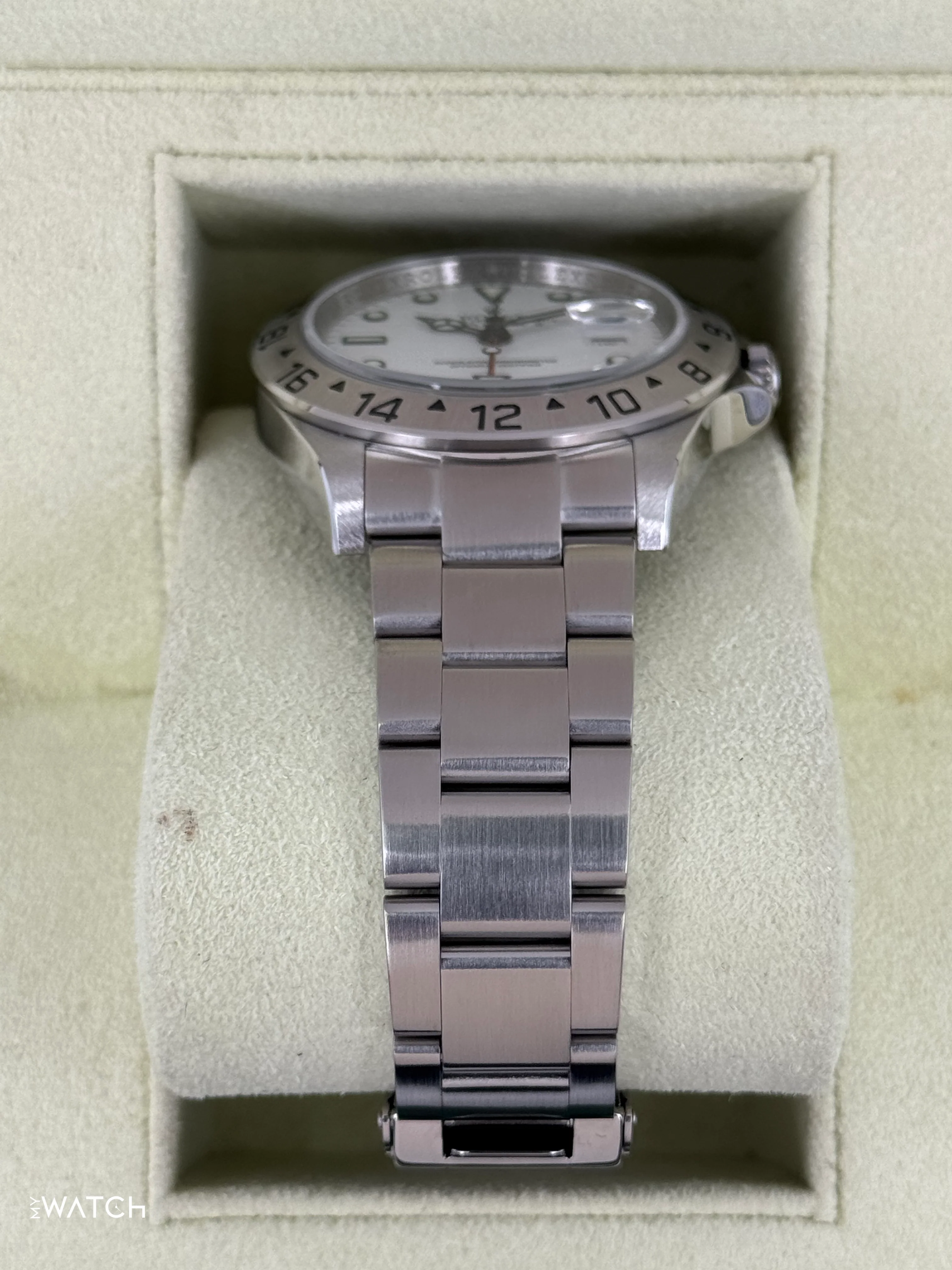 2008 Rolex Explorer II 40mm 16570 Stainless Steel Polar White Dial - Image 3