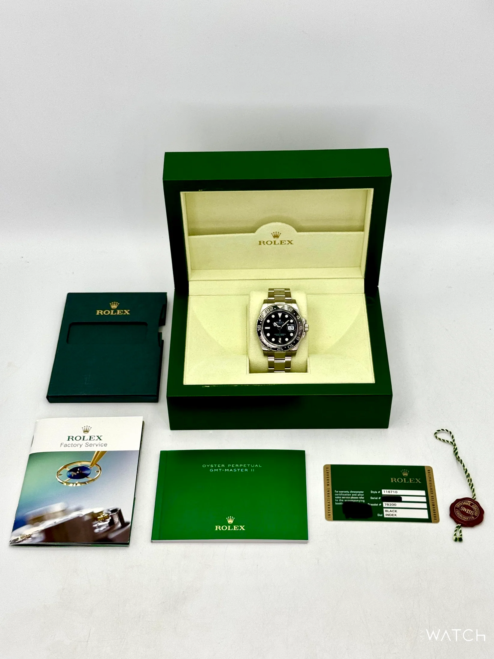 2008 Rolex GMT-Master II 40mm 116710LN Stainless Steel Black Dial - Image 10