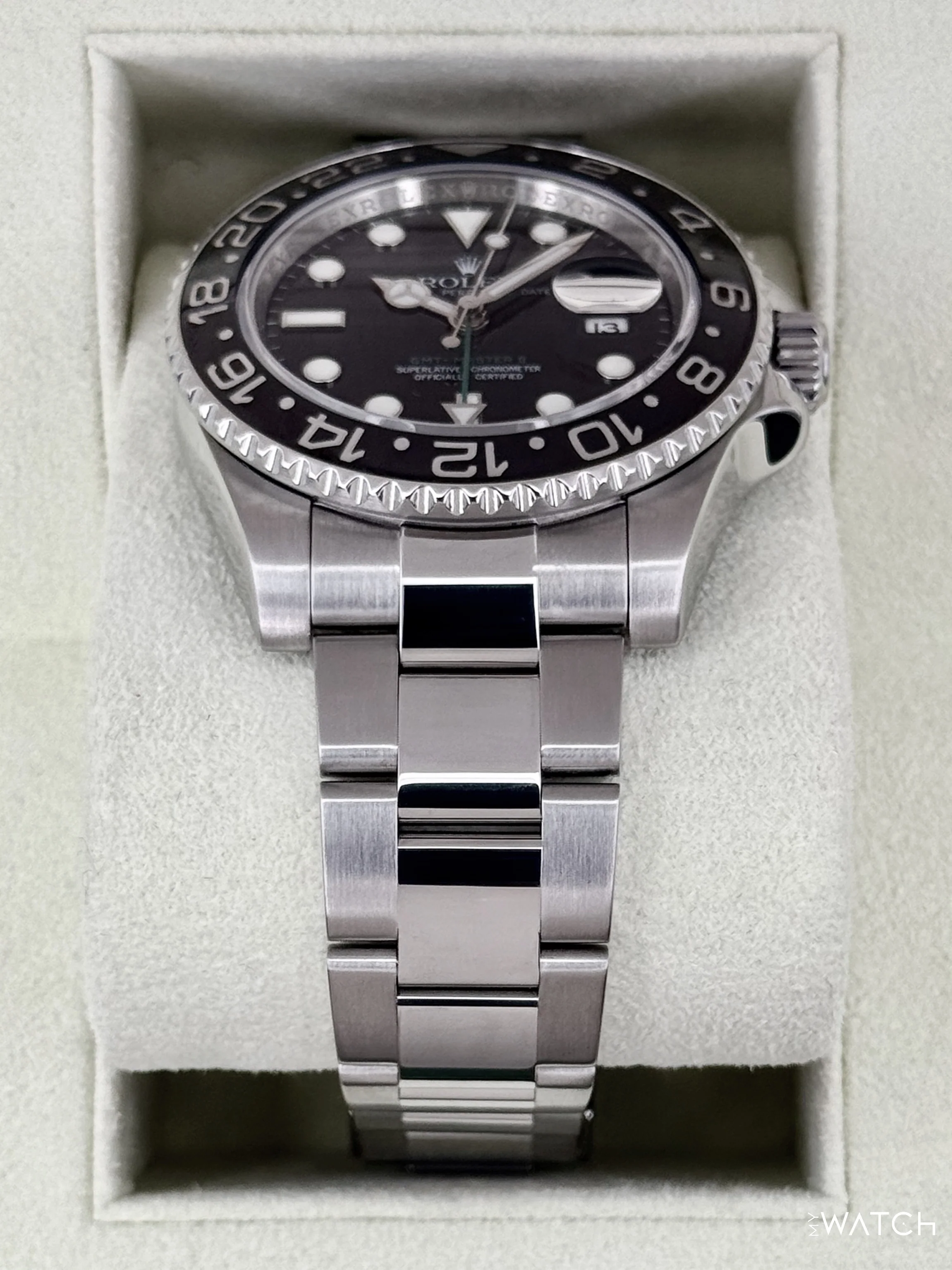 2008 Rolex GMT-Master II 40mm 116710LN Stainless Steel Black Dial - Image 3