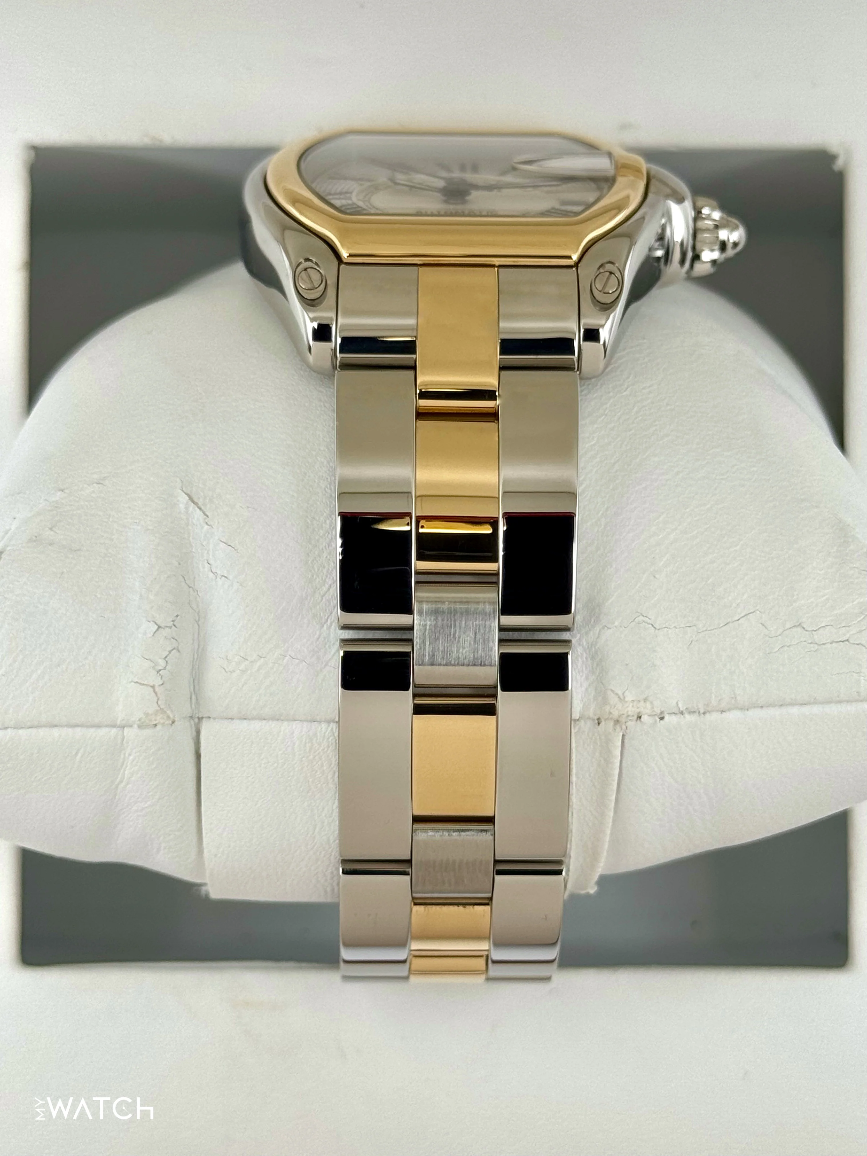 2009 Cartier Roadster 30.4mm 62031Y4 Two-Tone Silver Dial - Image 3