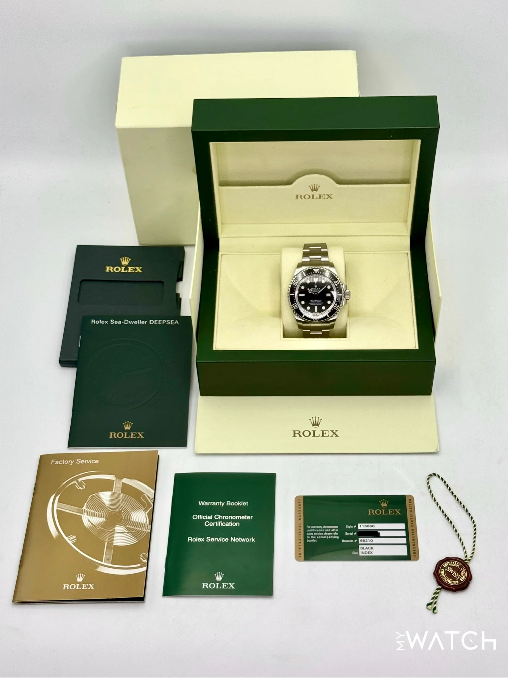 2009 Rolex Deepsea 44mm 116660 Stainless Steel Black Dial - Image 10
