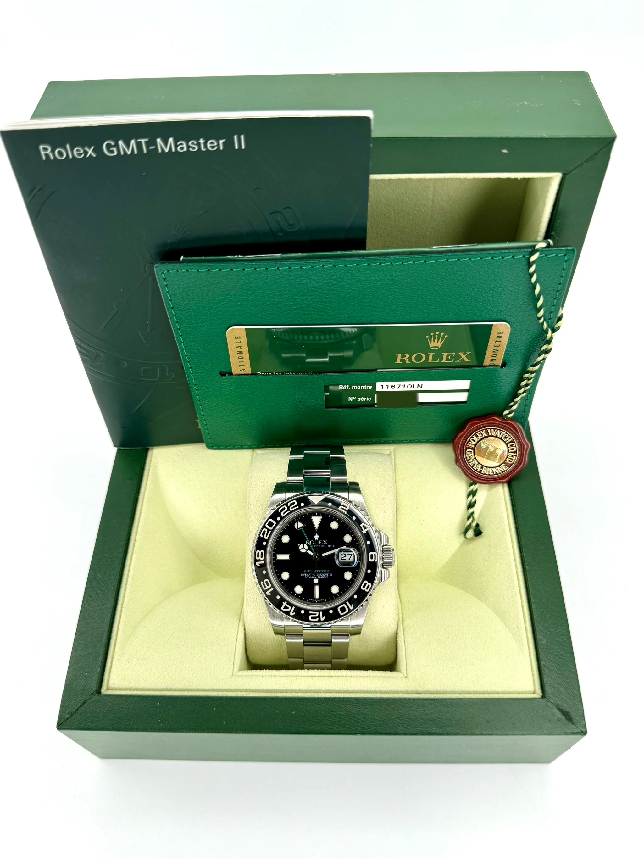 2009 Rolex GMT-Master II 40mm 116710LN Stainless Steel Black Dial - Image 11