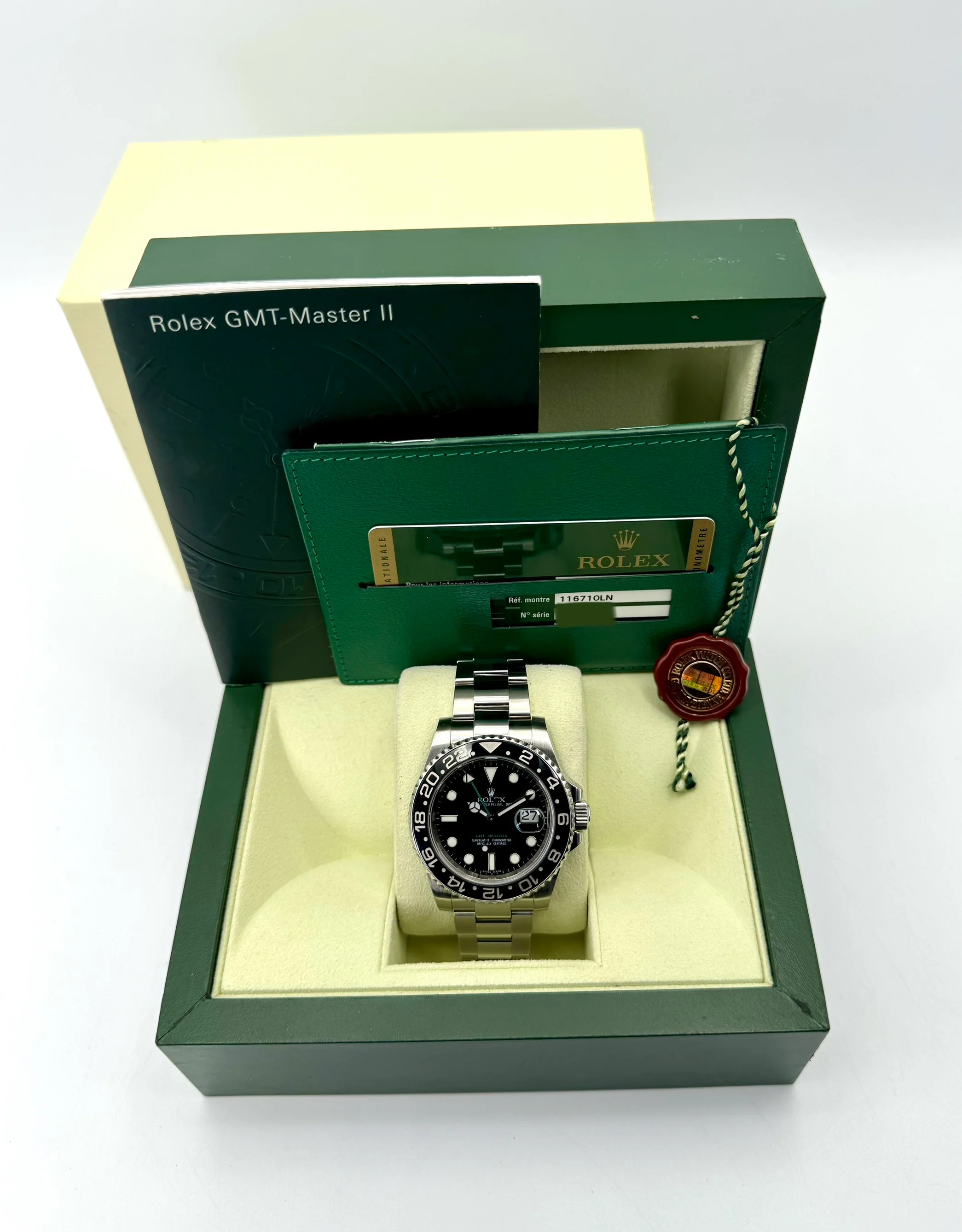 2009 Rolex GMT-Master II 40mm 116710LN Stainless Steel Black Dial - Image 12