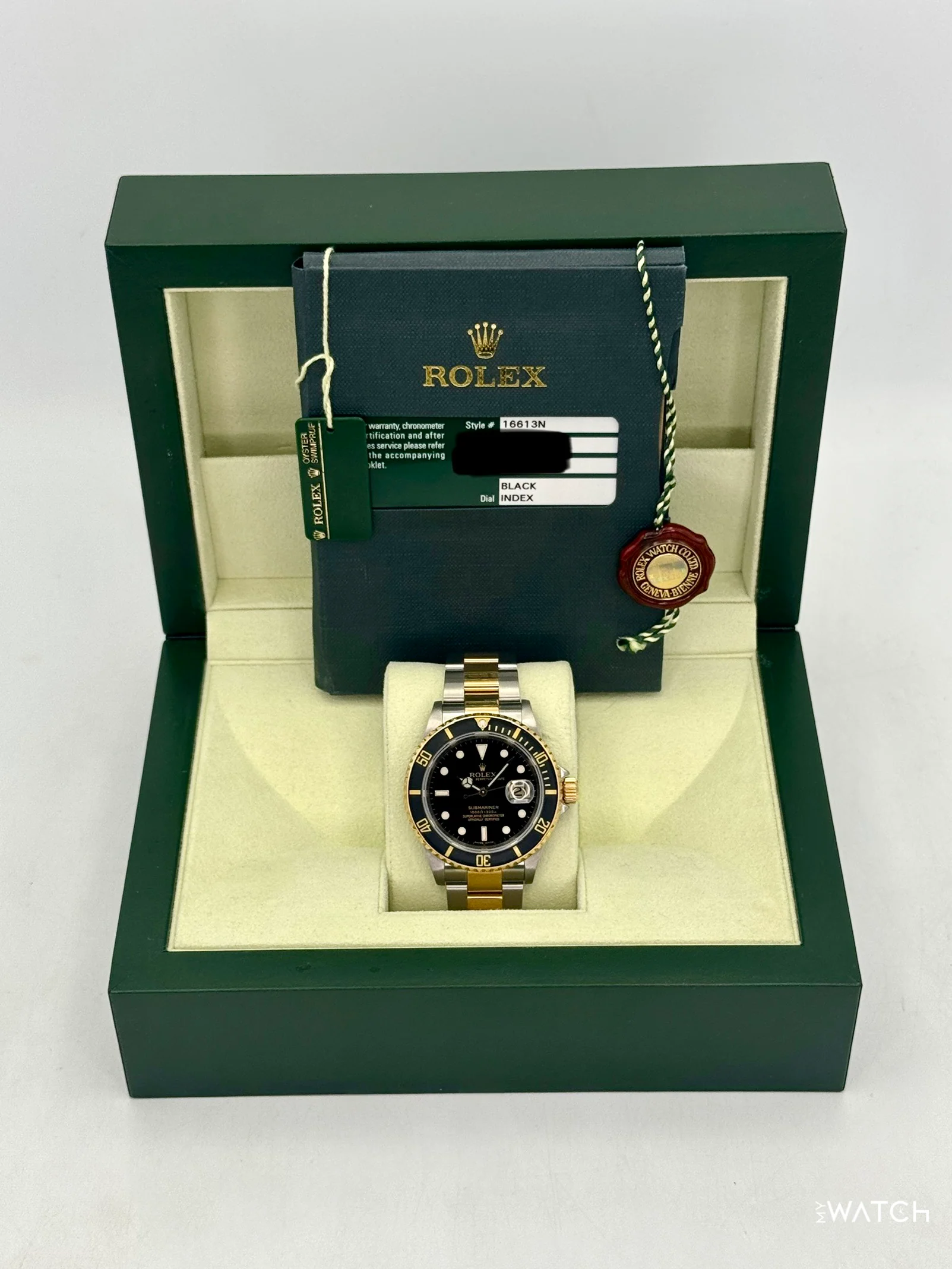 2009 Rolex Submariner 40mm 16613LN Two-Tone Black Dial (Collectors Set) - Image 9