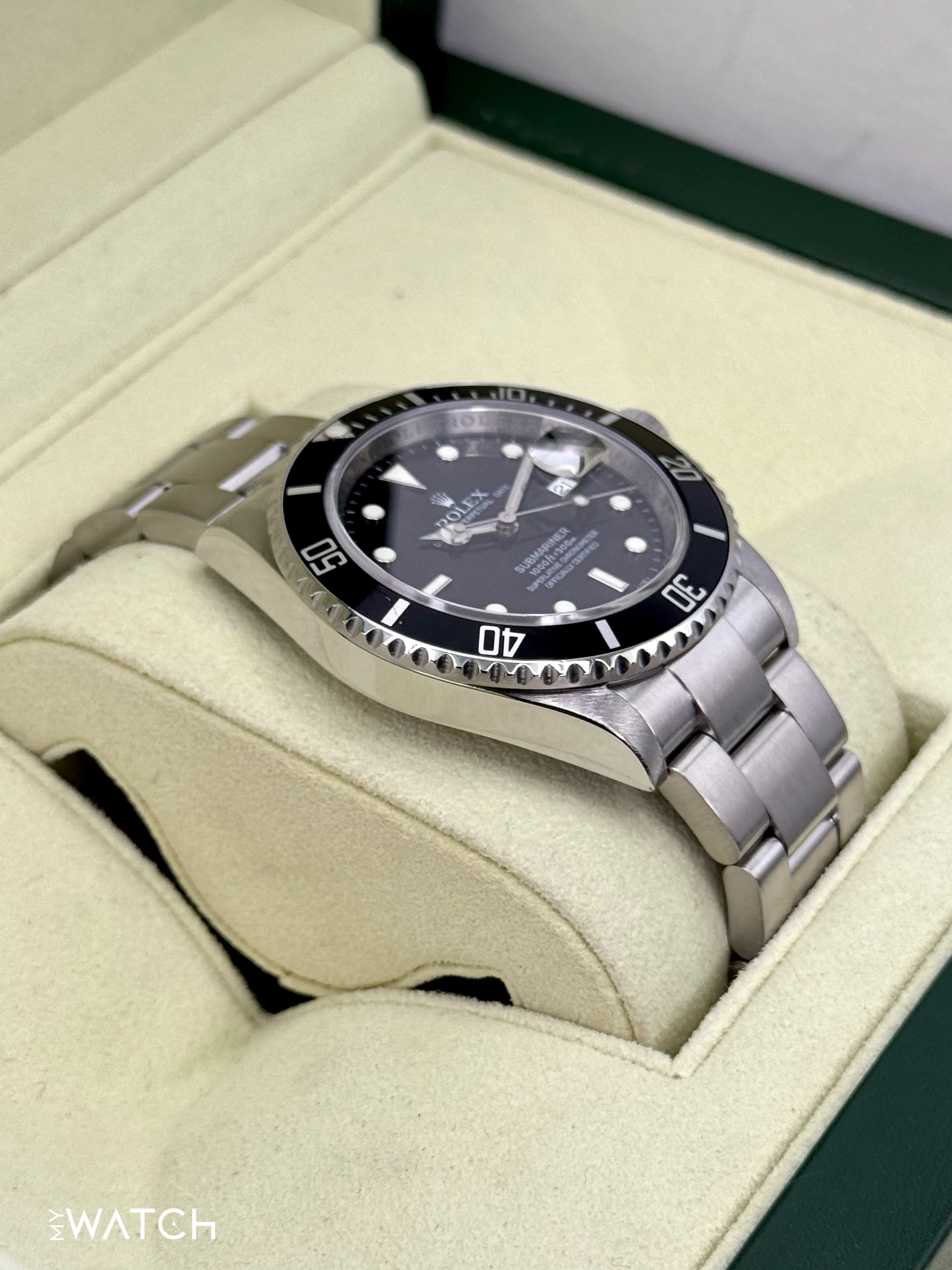 2009 Rolex Submariner Date 40mm 16610 Stainless Steel Black Dial - Image 6