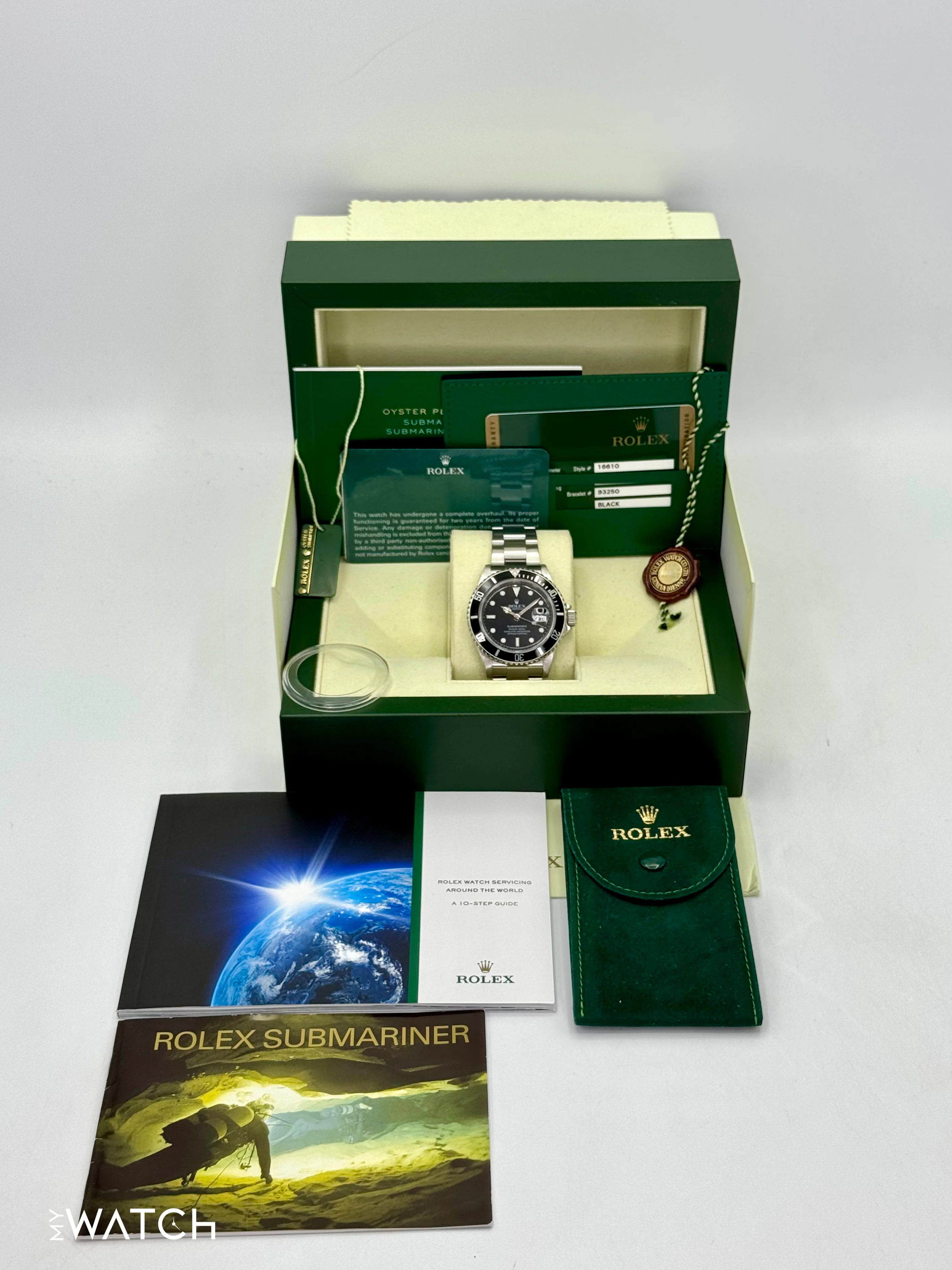 2009 Rolex Submariner Date 40mm 16610 Stainless Steel Black Dial - Image 9