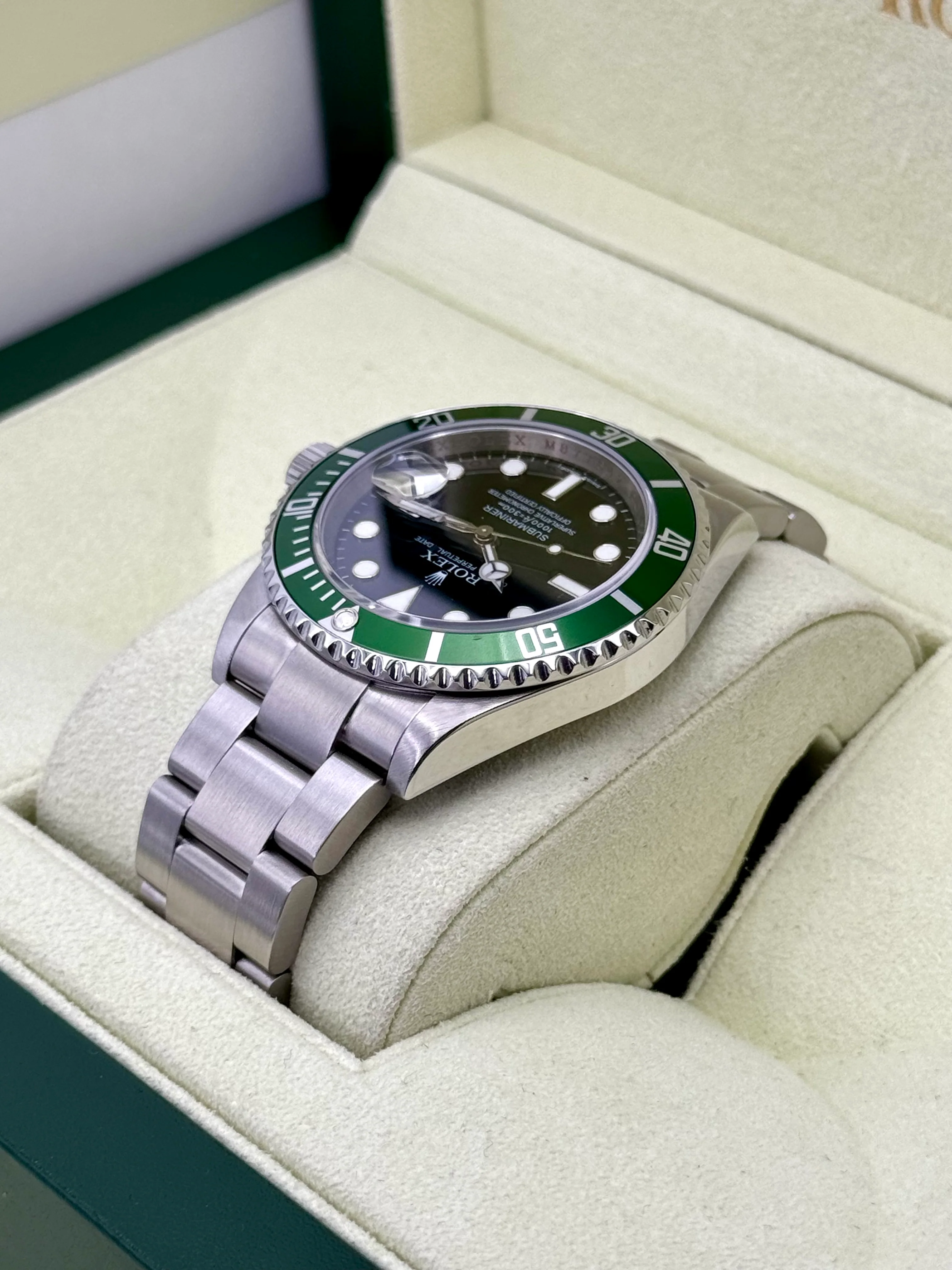 2009 Rolex Submariner "Kermit" 40mm 16610LV Stainless Steel Black Dial - Image 7