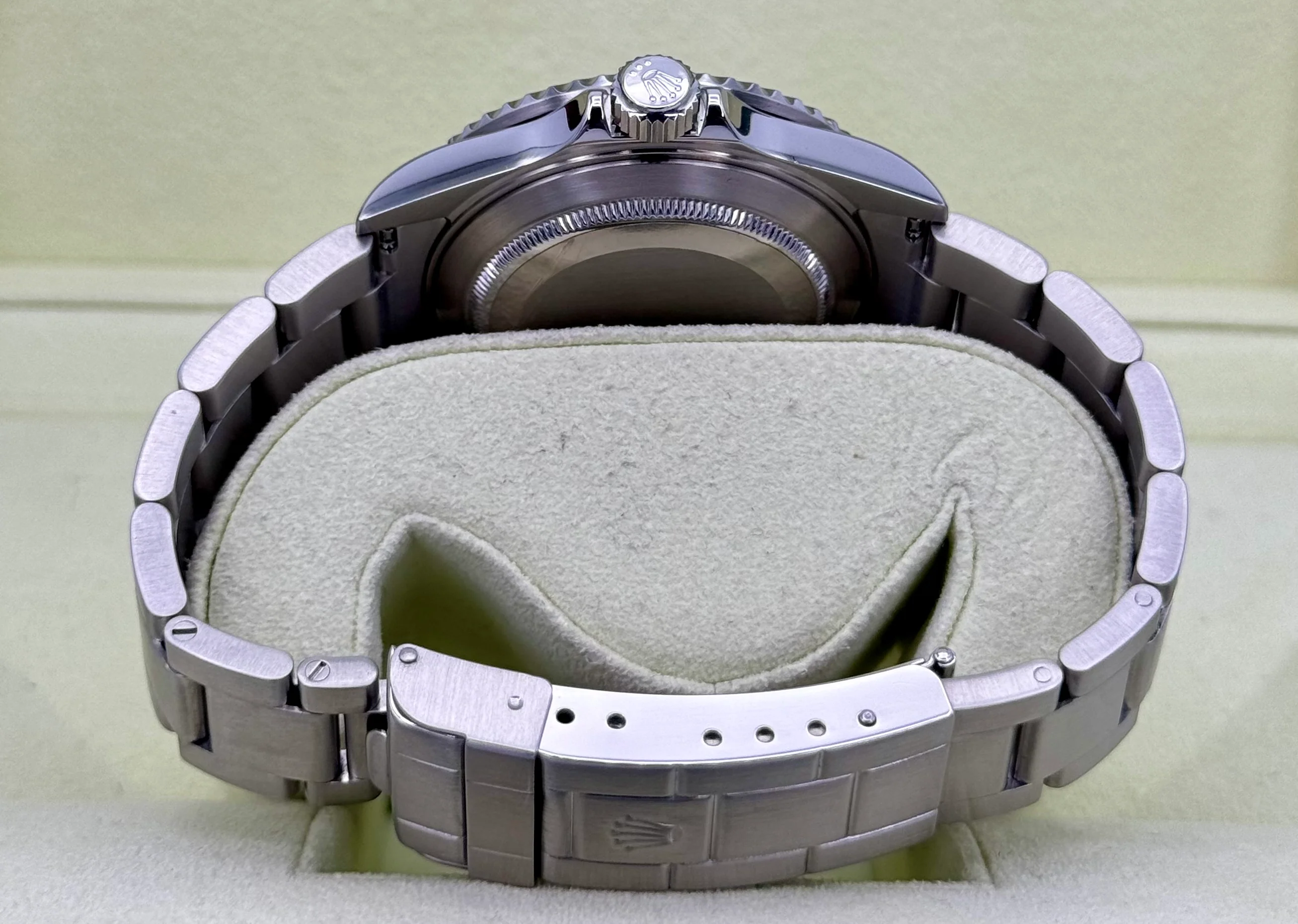 2009 Rolex Submariner "Kermit" 40mm 16610LV Stainless Steel Black Dial - Image 9