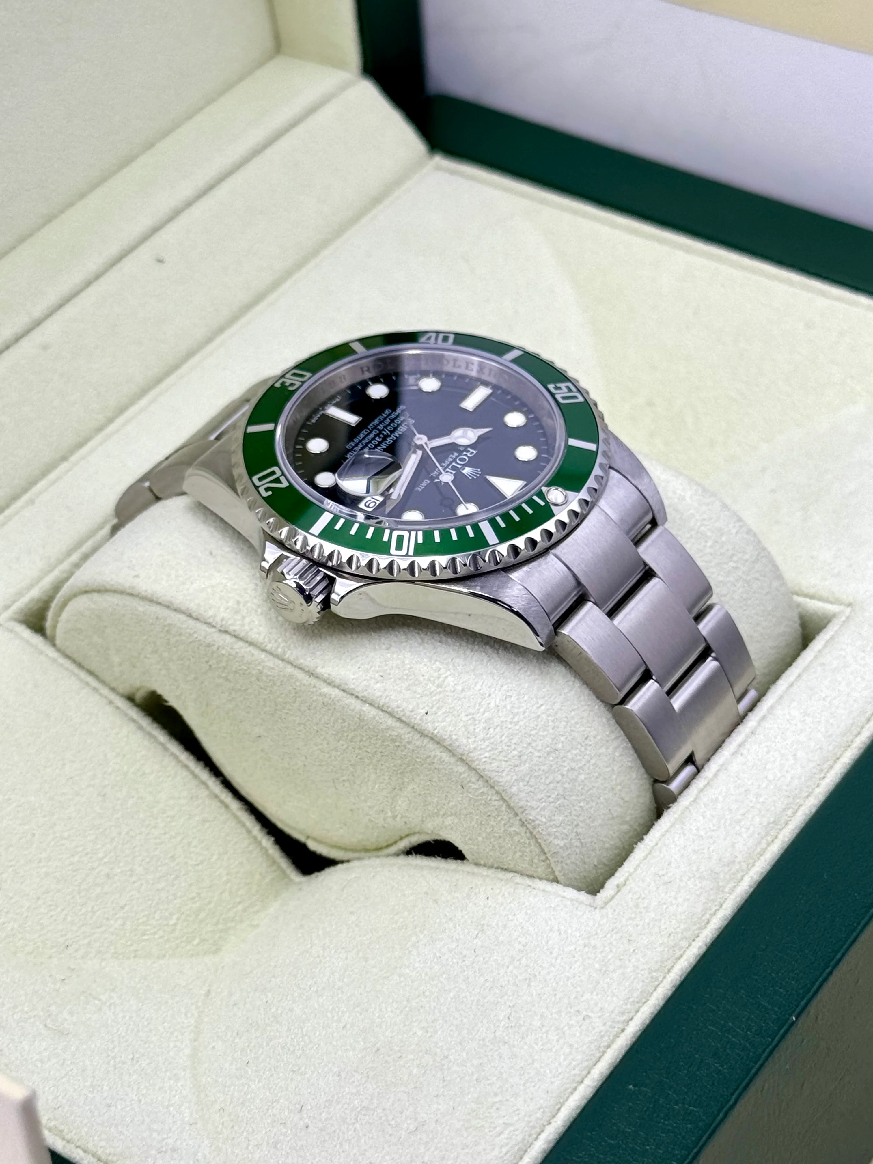 2009 Rolex Submariner "Kermit" 40mm 16610LV Stainless Steel Black Dial - Image 8