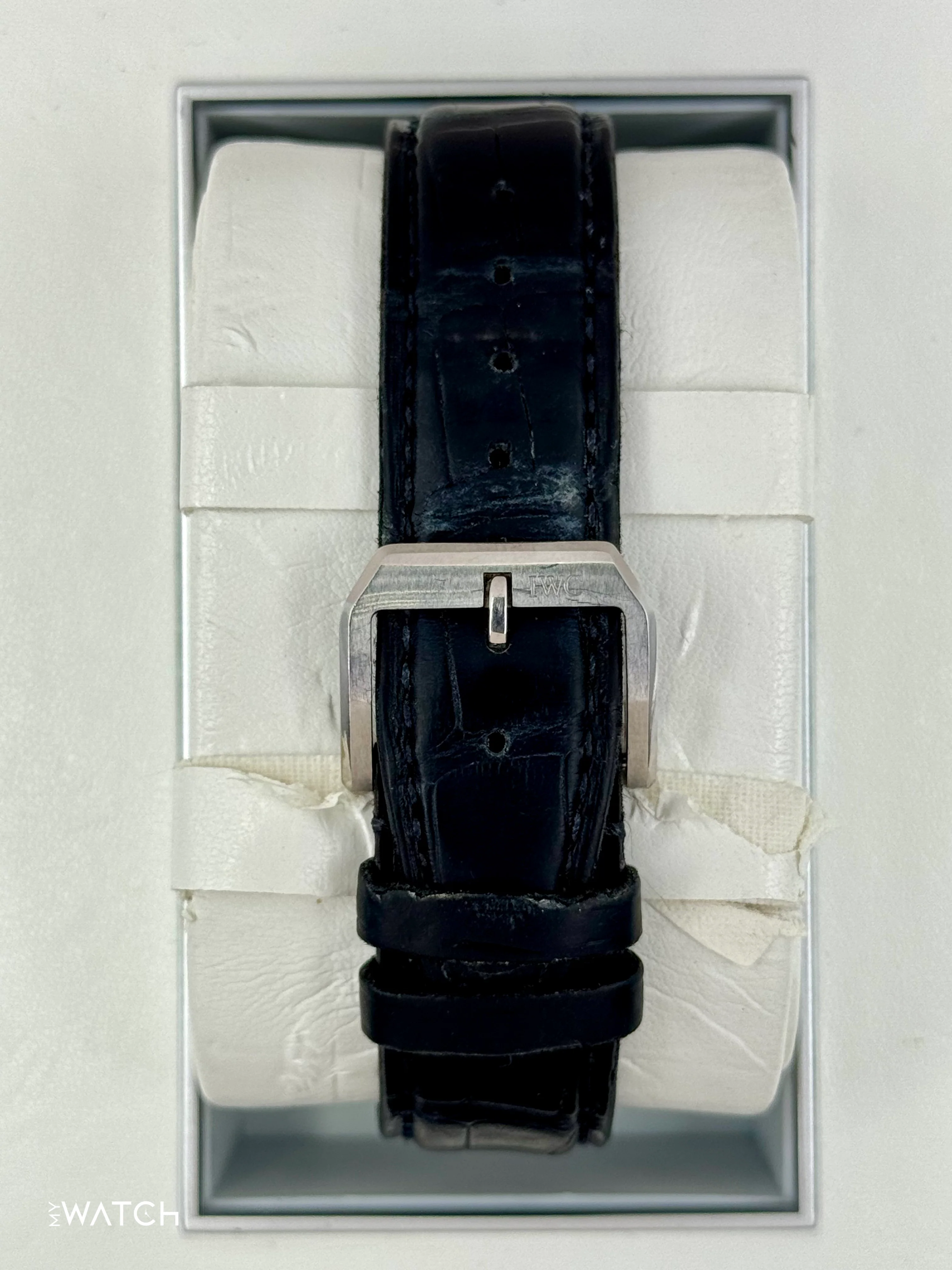 2010 IWC Portuguese Chronograph 41mm IW371417 Stainless Steel White Dial - Image 2