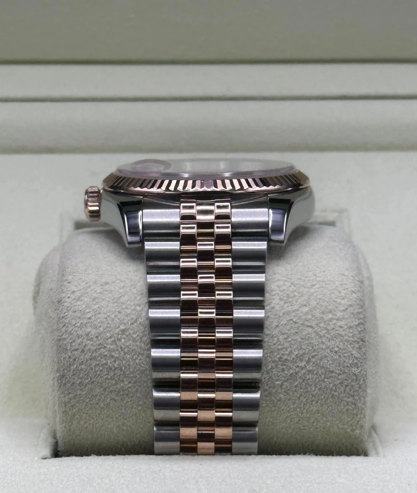 2010 Rolex Datejust 36mm 116231 Two-Tone Rose Gold Pink Diamond Dial - Image 3