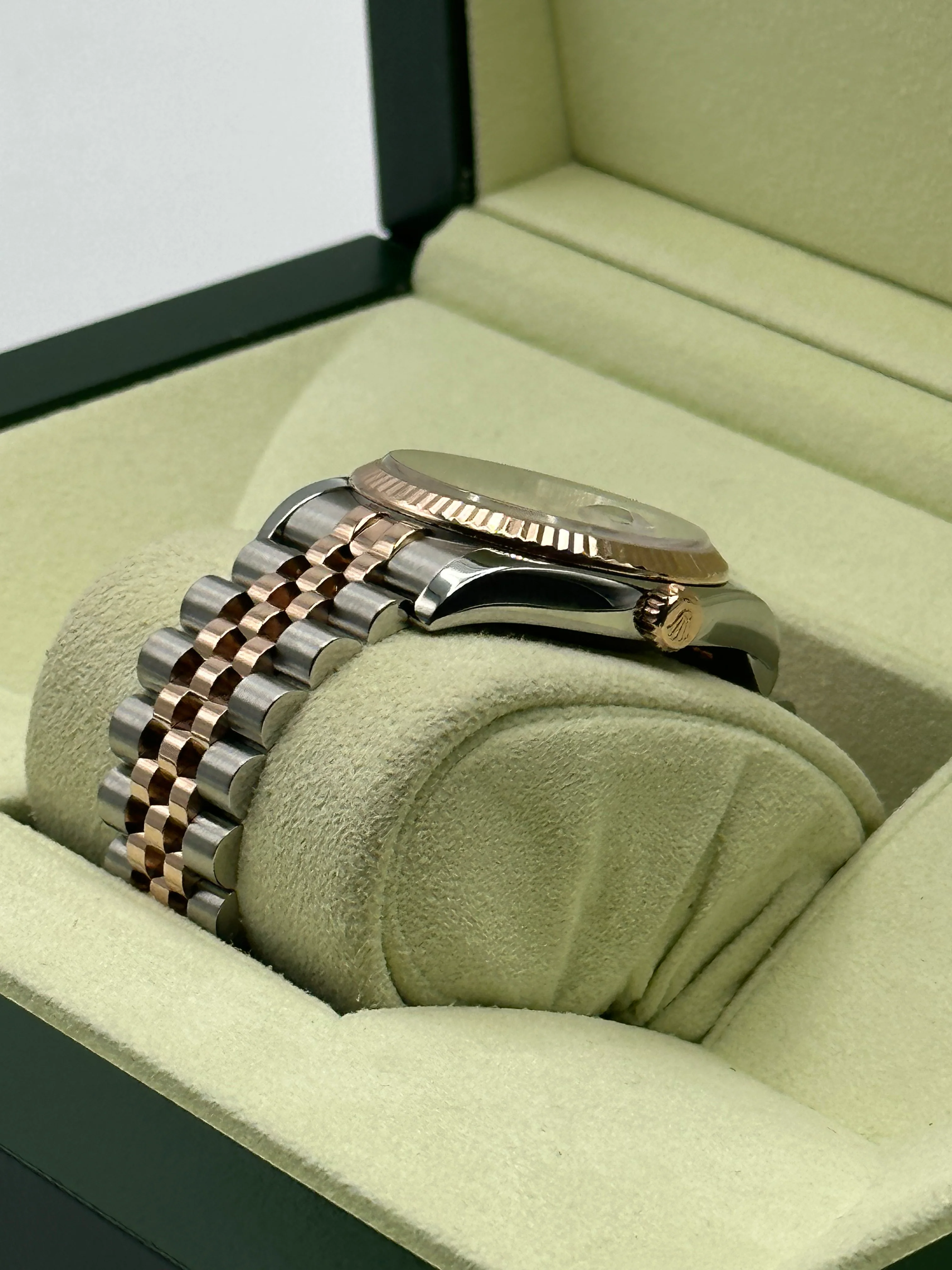 2010 Rolex Datejust 36mm 116231 Two-Tone Rose Gold Pink Diamond Dial - Image 5