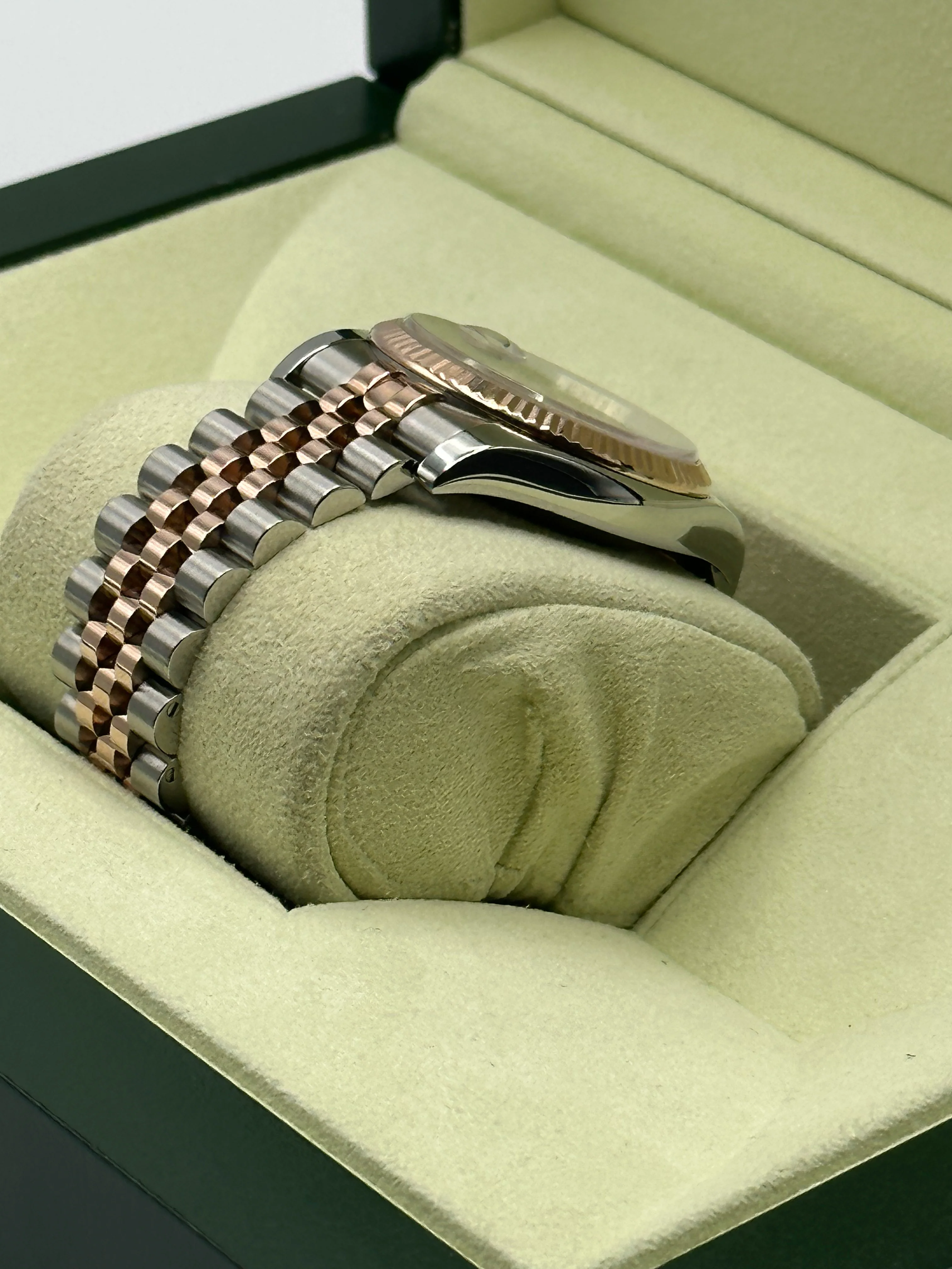 2010 Rolex Datejust 36mm 116231 Two-Tone Rose Gold Pink Diamond Dial - Image 7