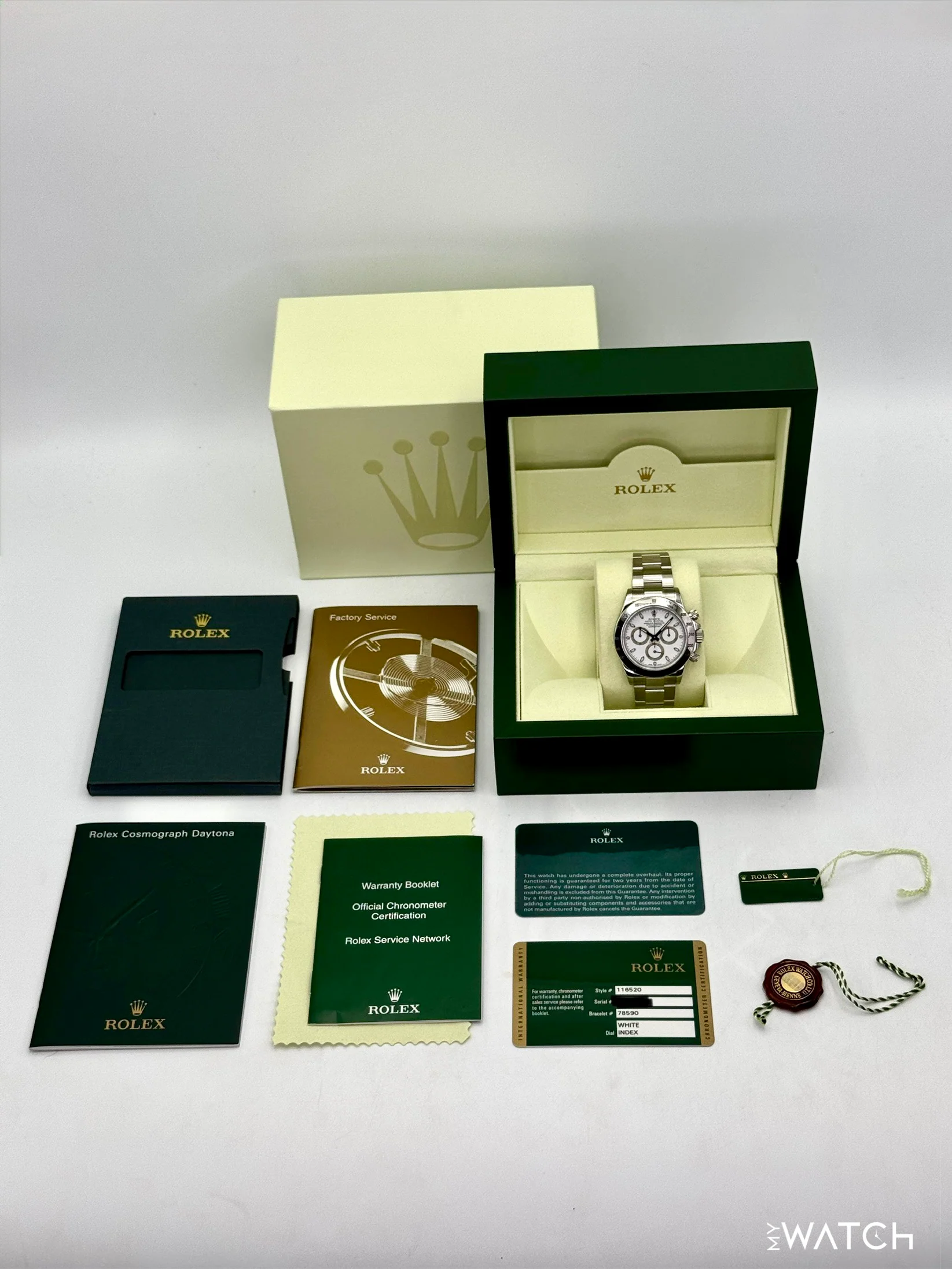 2010 Rolex Daytona 40mm 116520 Stainless Steel White APH Dial "Collectors Set" - Image 10