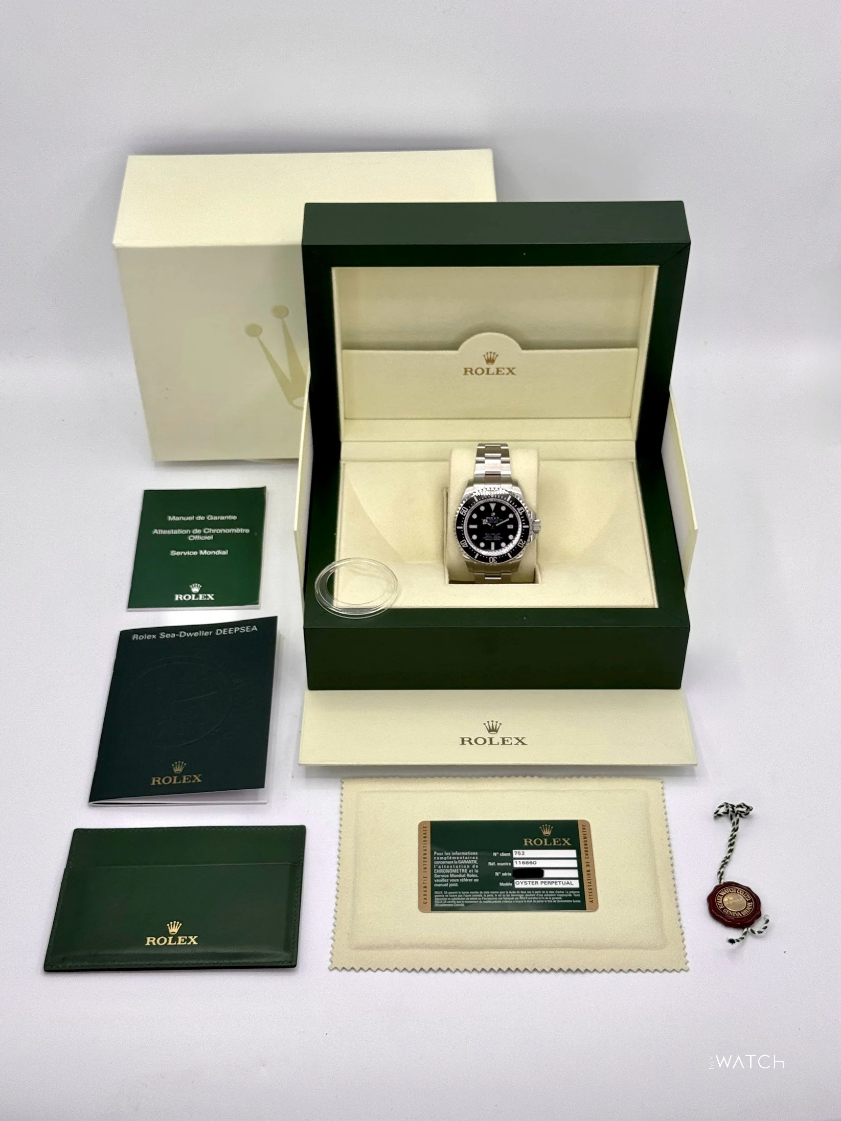 2010 Rolex Deepsea 44mm 116660 Stainless Steel Black Dial - Image 10