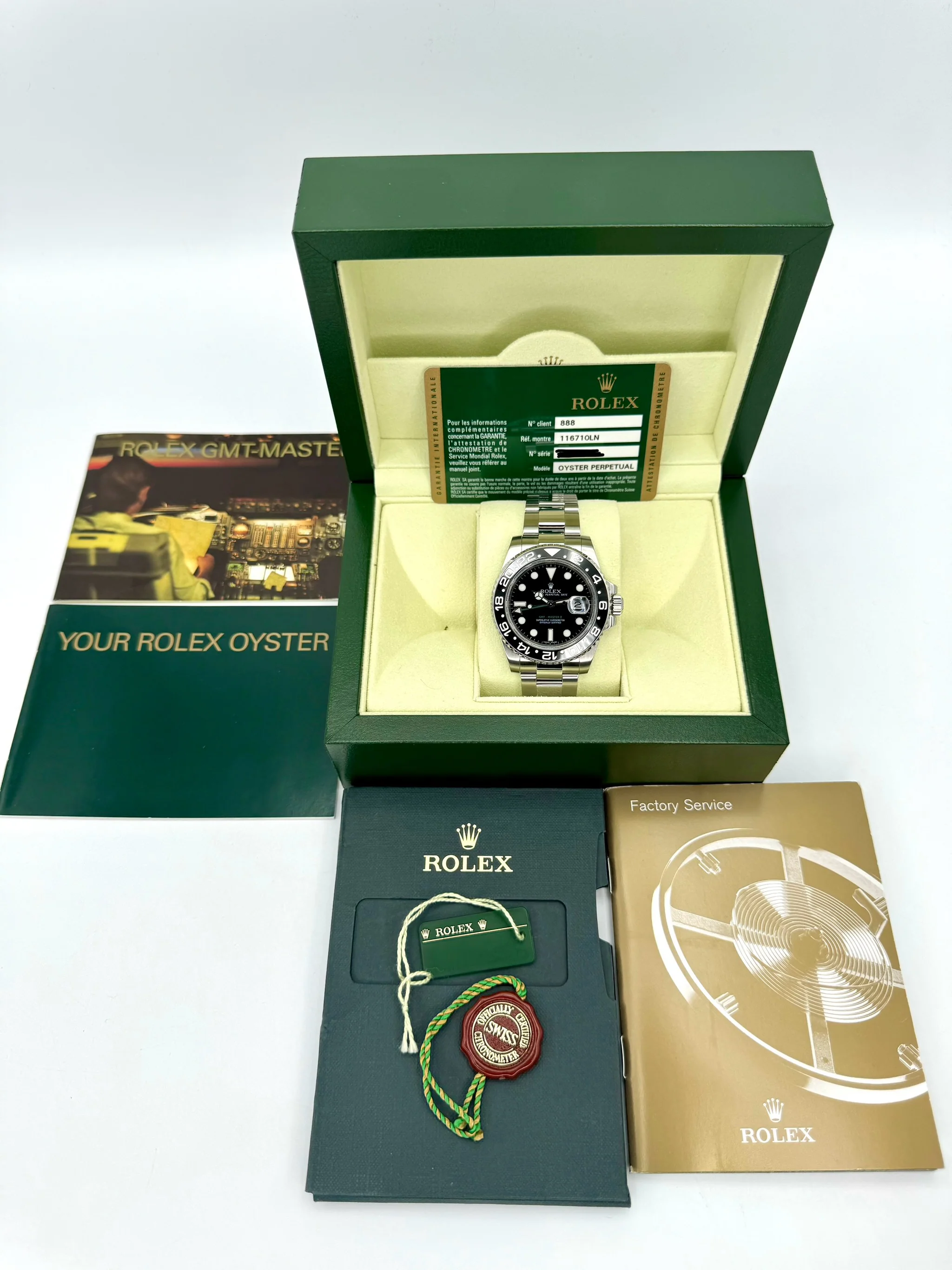 2010 Rolex GMT-Master II 40mm 116710LN Stainless Steel Black Dial - Image 11