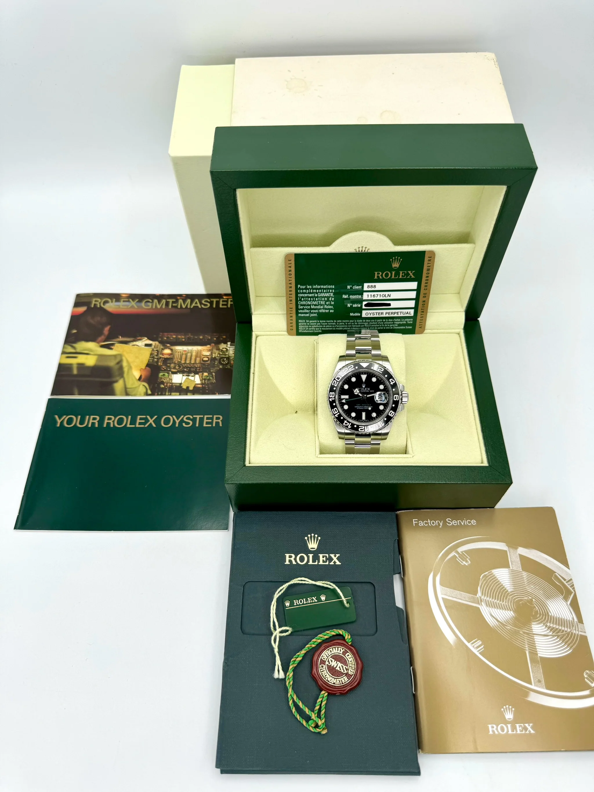 2010 Rolex GMT-Master II 40mm 116710LN Stainless Steel Black Dial - Image 12