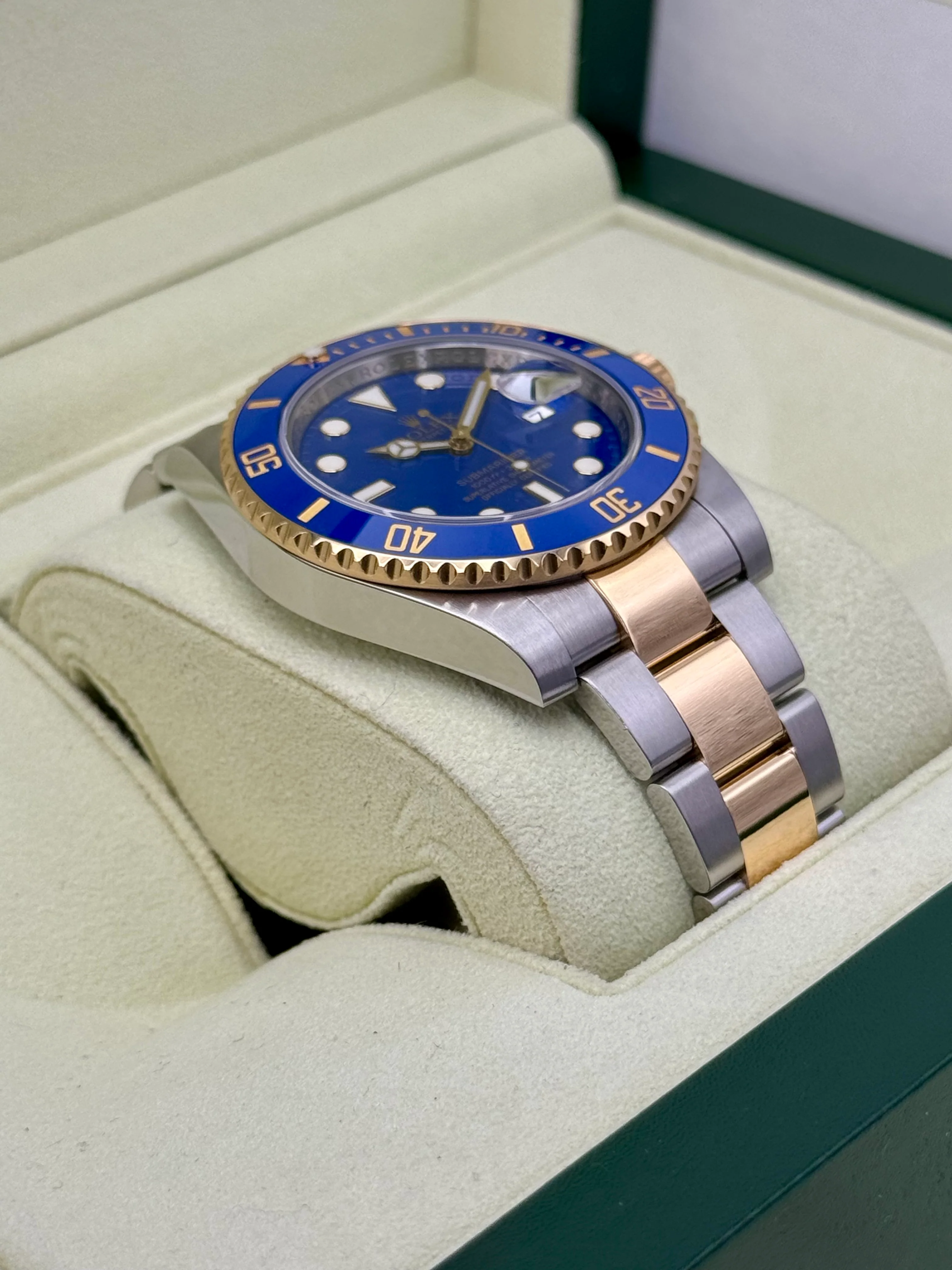 2010 Rolex Submariner "Bluesy" 40mm 116613LB Two-Tone Flat Blue Dial - Image 6