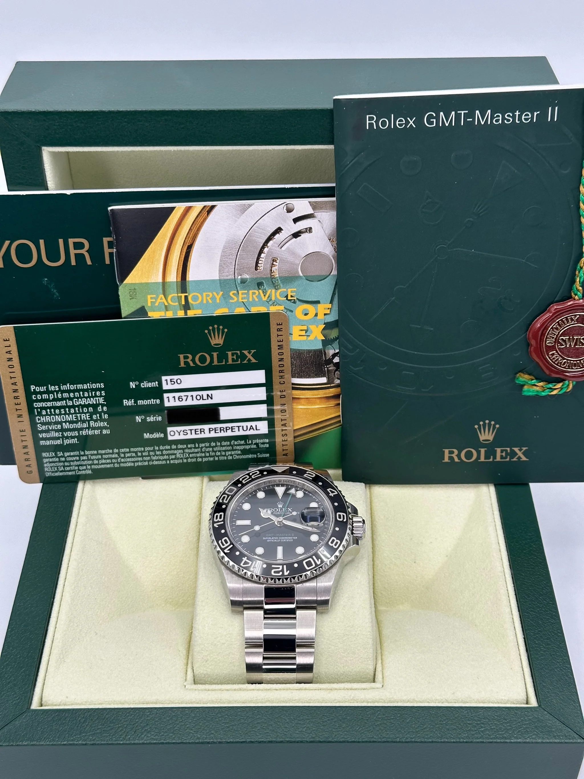 2011 Rolex GMT-Master II 40mm 116710LN Stainless Steel Black Dial - Image 11