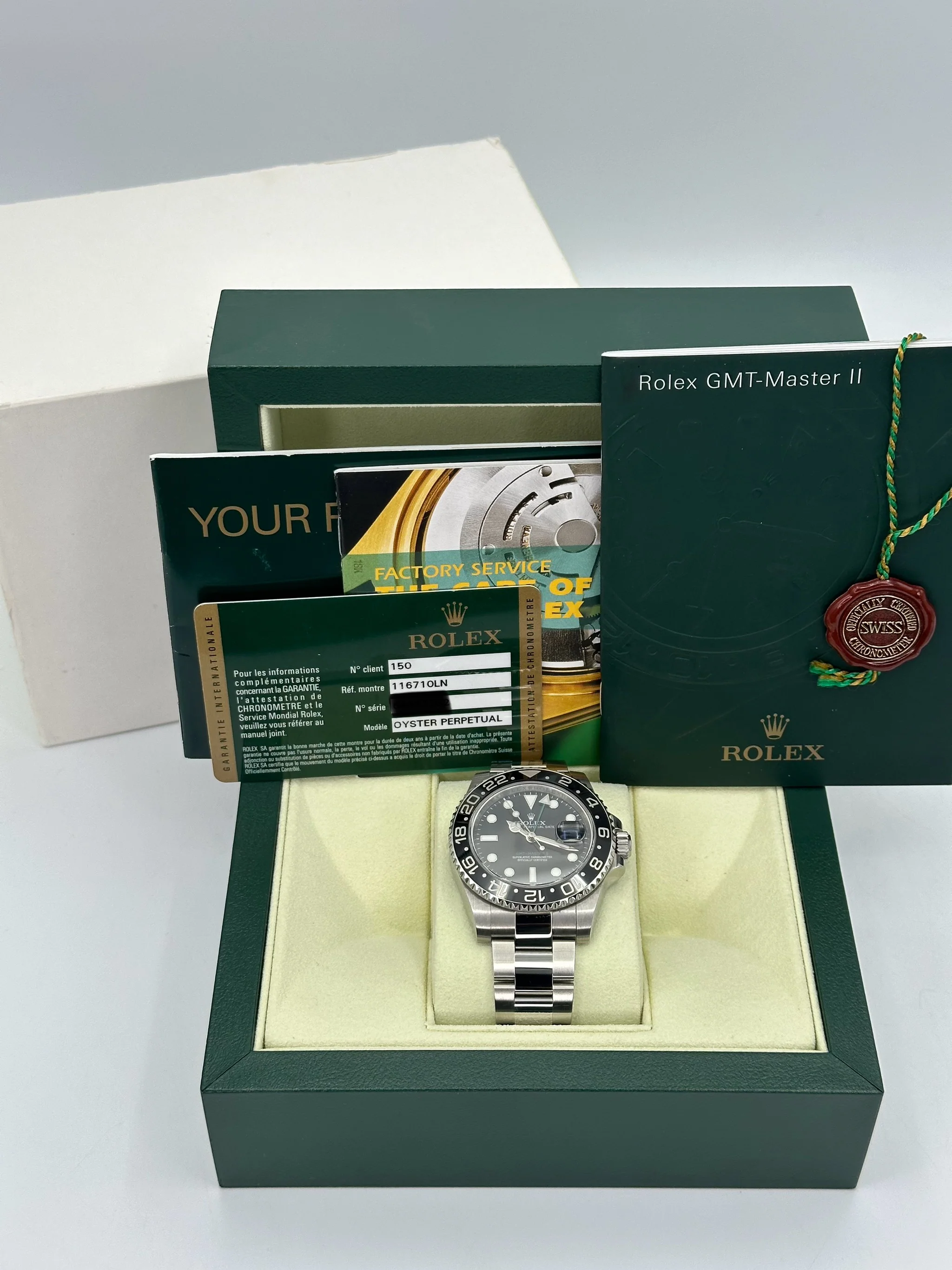 2011 Rolex GMT-Master II 40mm 116710LN Stainless Steel Black Dial - Image 12
