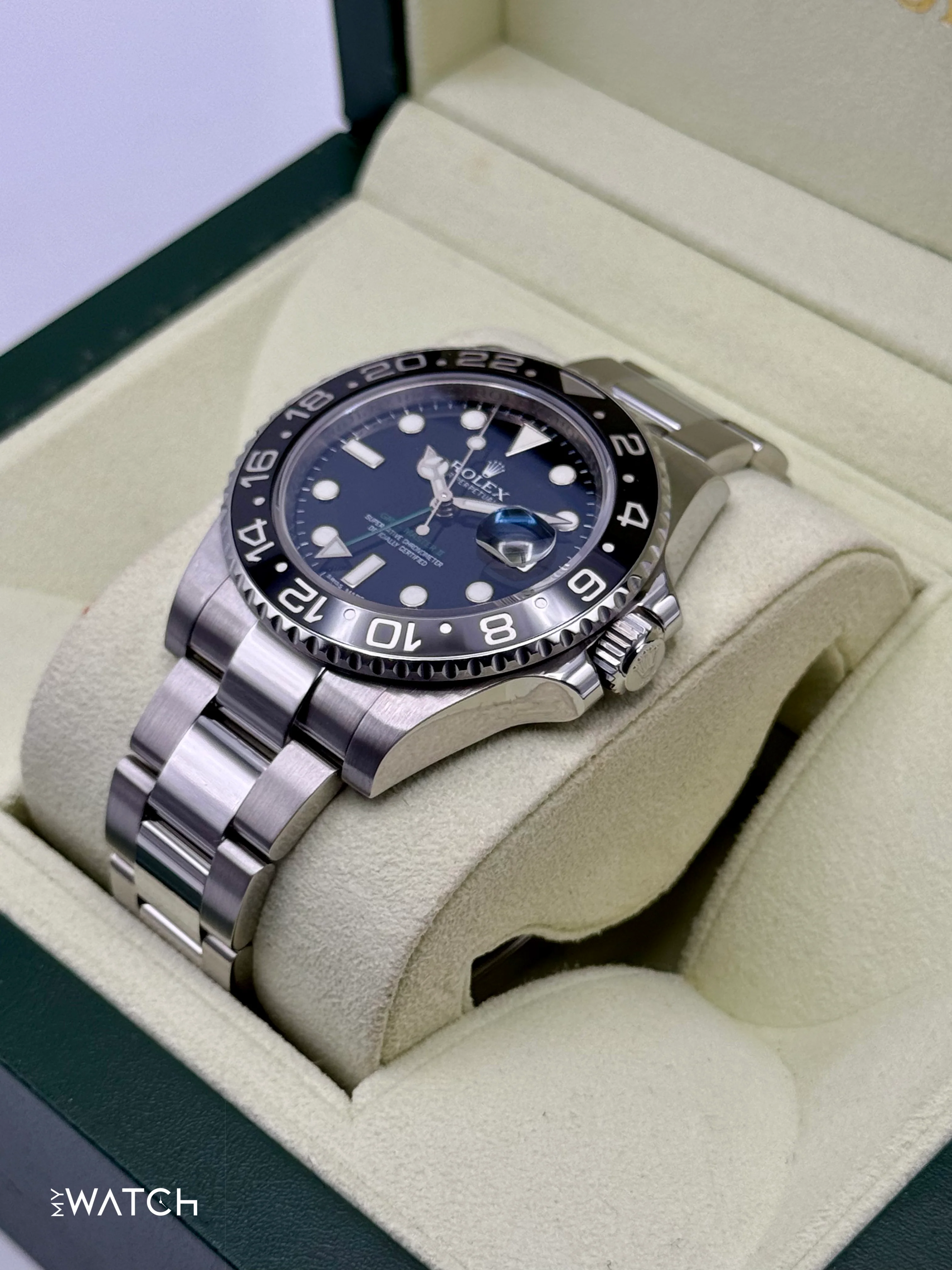 2011 Rolex GMT-Master II 40mm 116710LN Stainless Steel Black Dial - Image 5