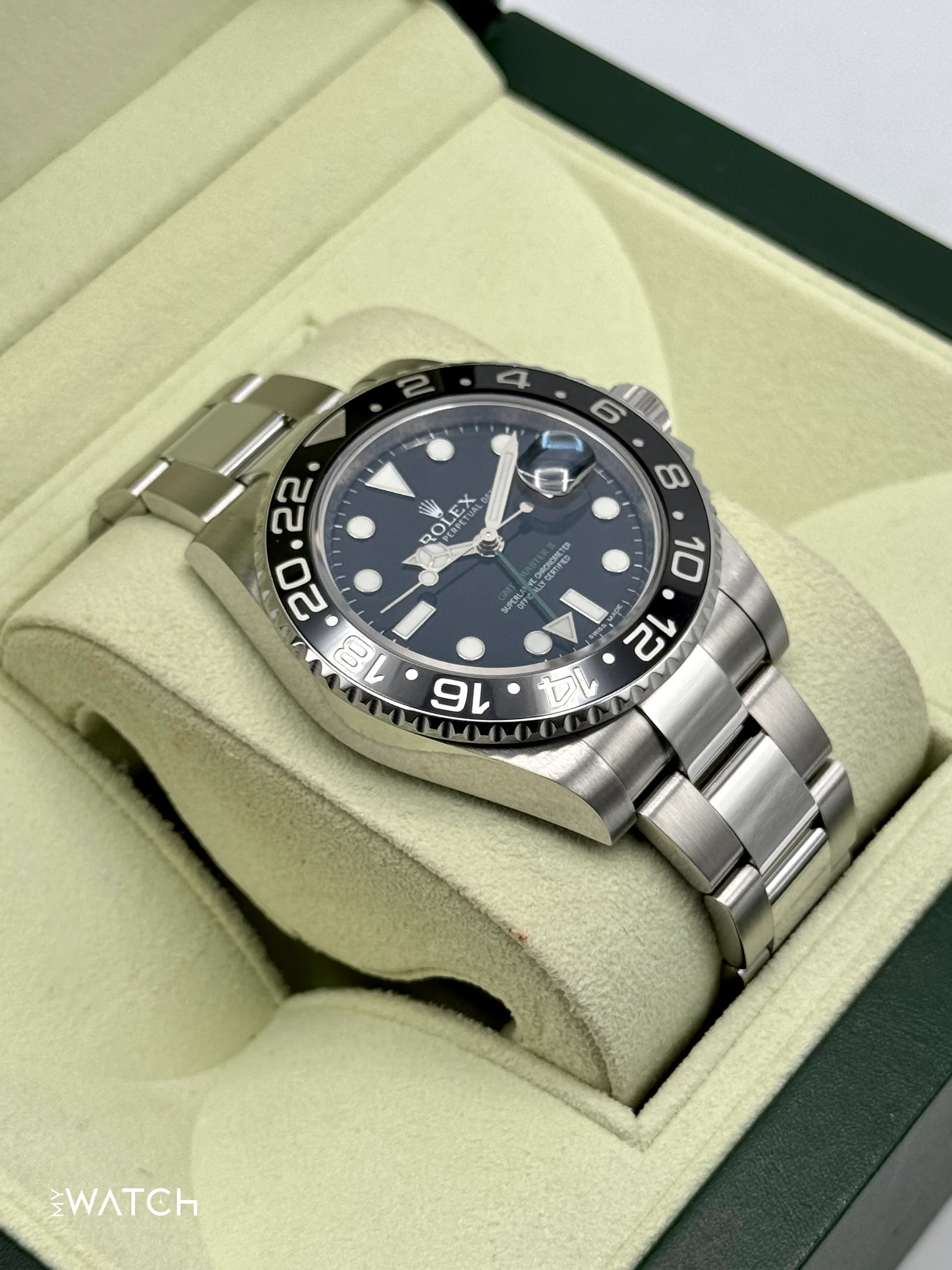 2011 Rolex GMT-Master II 40mm 116710LN Stainless Steel Black Dial - Image 6