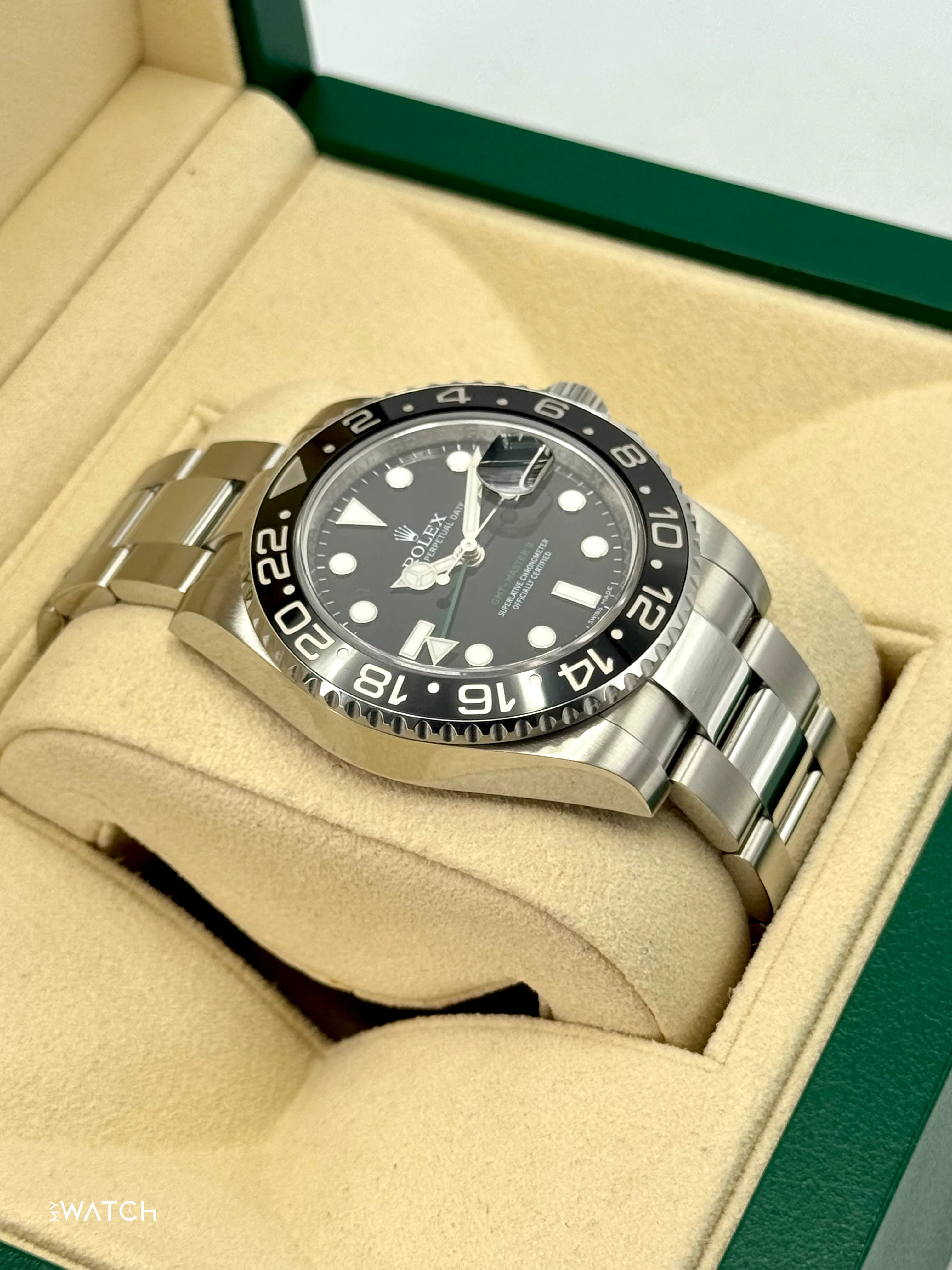 2011 Rolex GMT-Master II 40mm 116710LN Stainless Steel Black Dial - Image 6