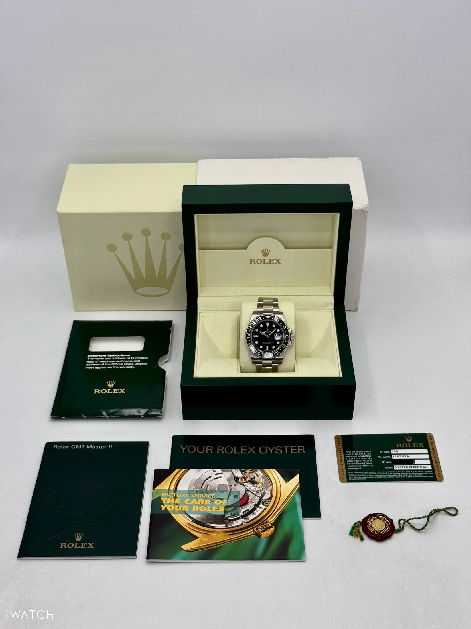 2011 Rolex GMT-Master II 40mm 116710LN Stainless Steel Black Dial - Image 10