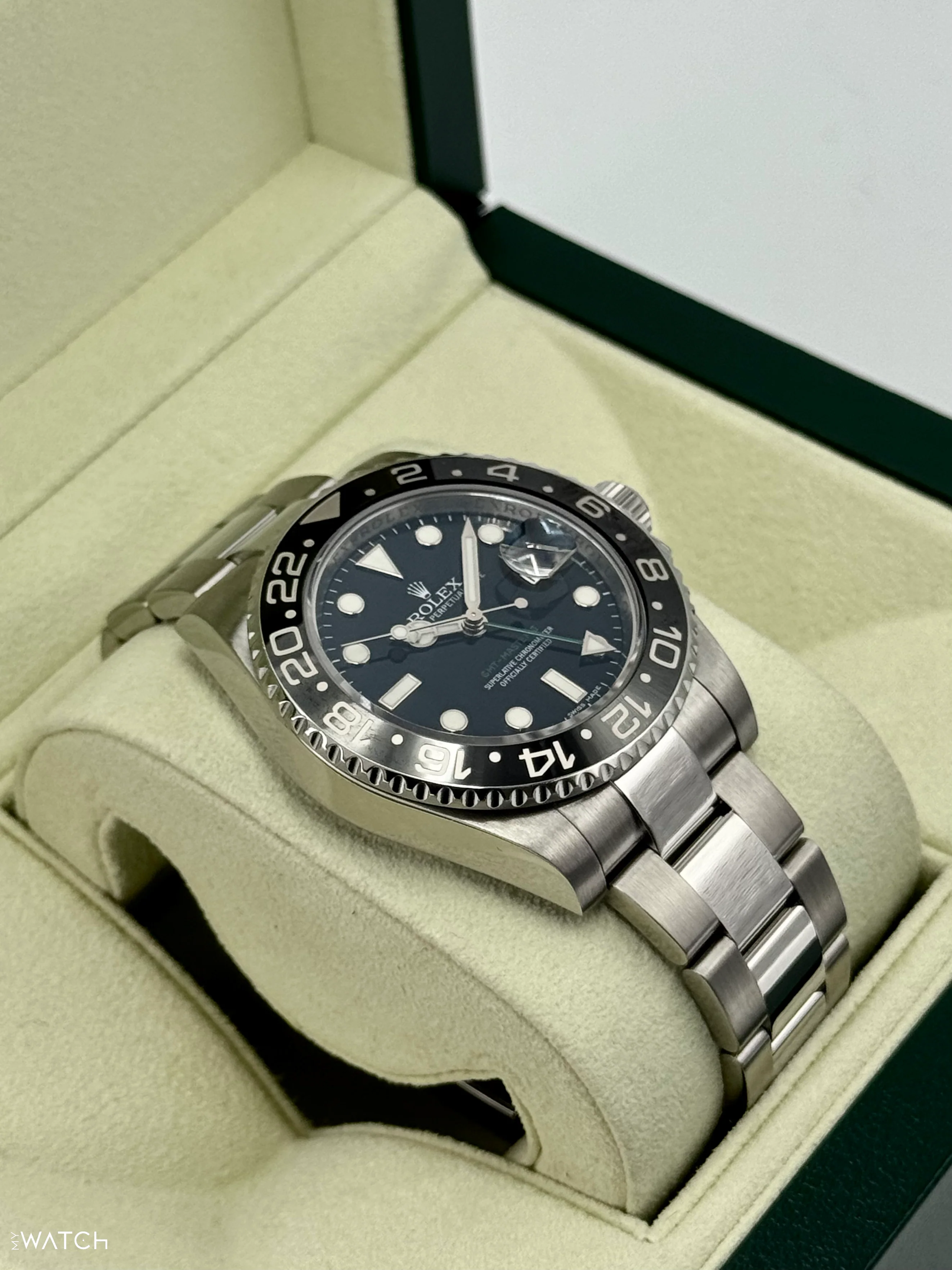 2011 Rolex GMT-Master II 40mm 116710LN Stainless Steel Black Dial - Image 6