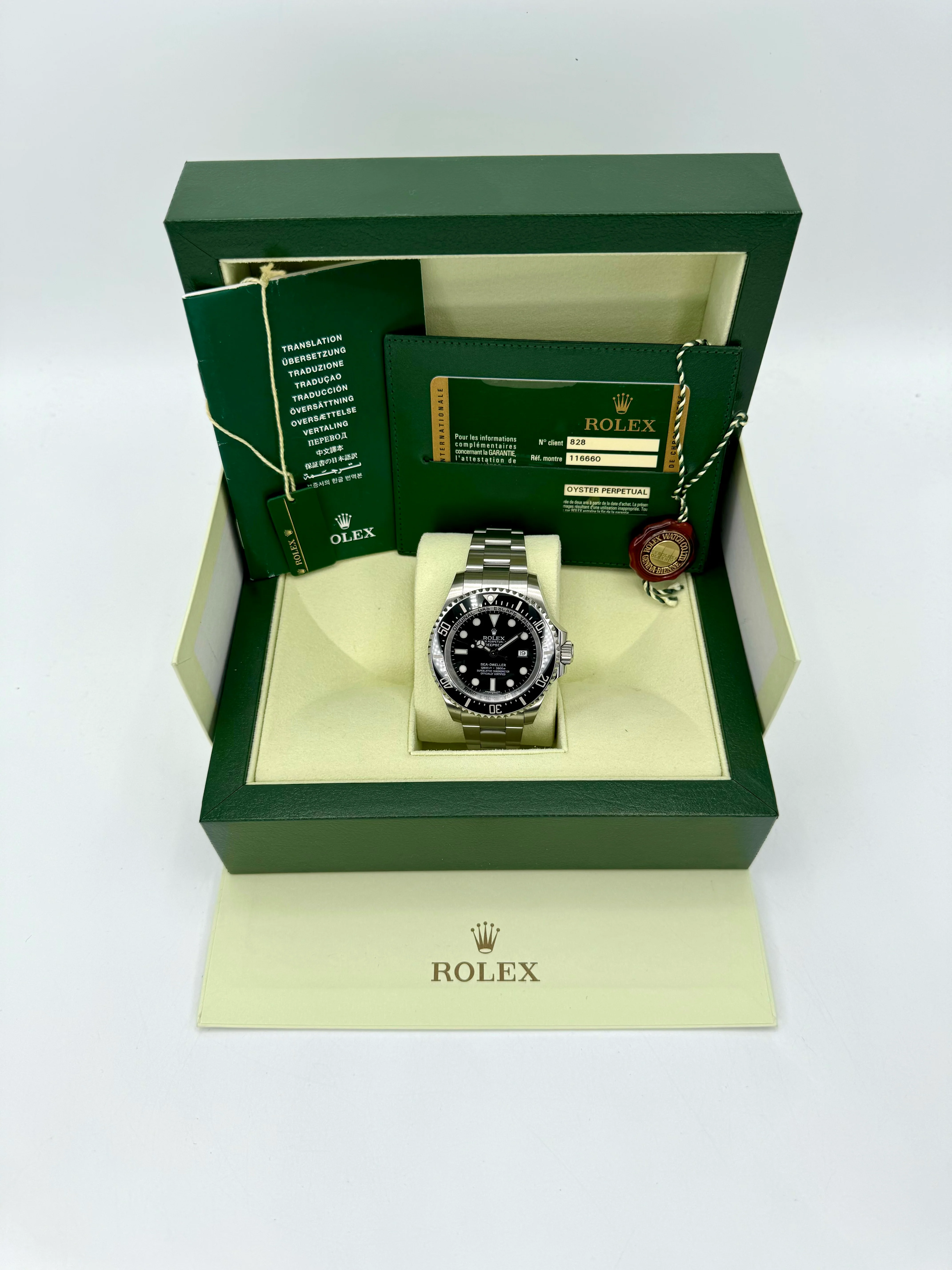 2011 Rolex Deepsea 44mm 116660 Stainless Steel Black Dial - Image 11