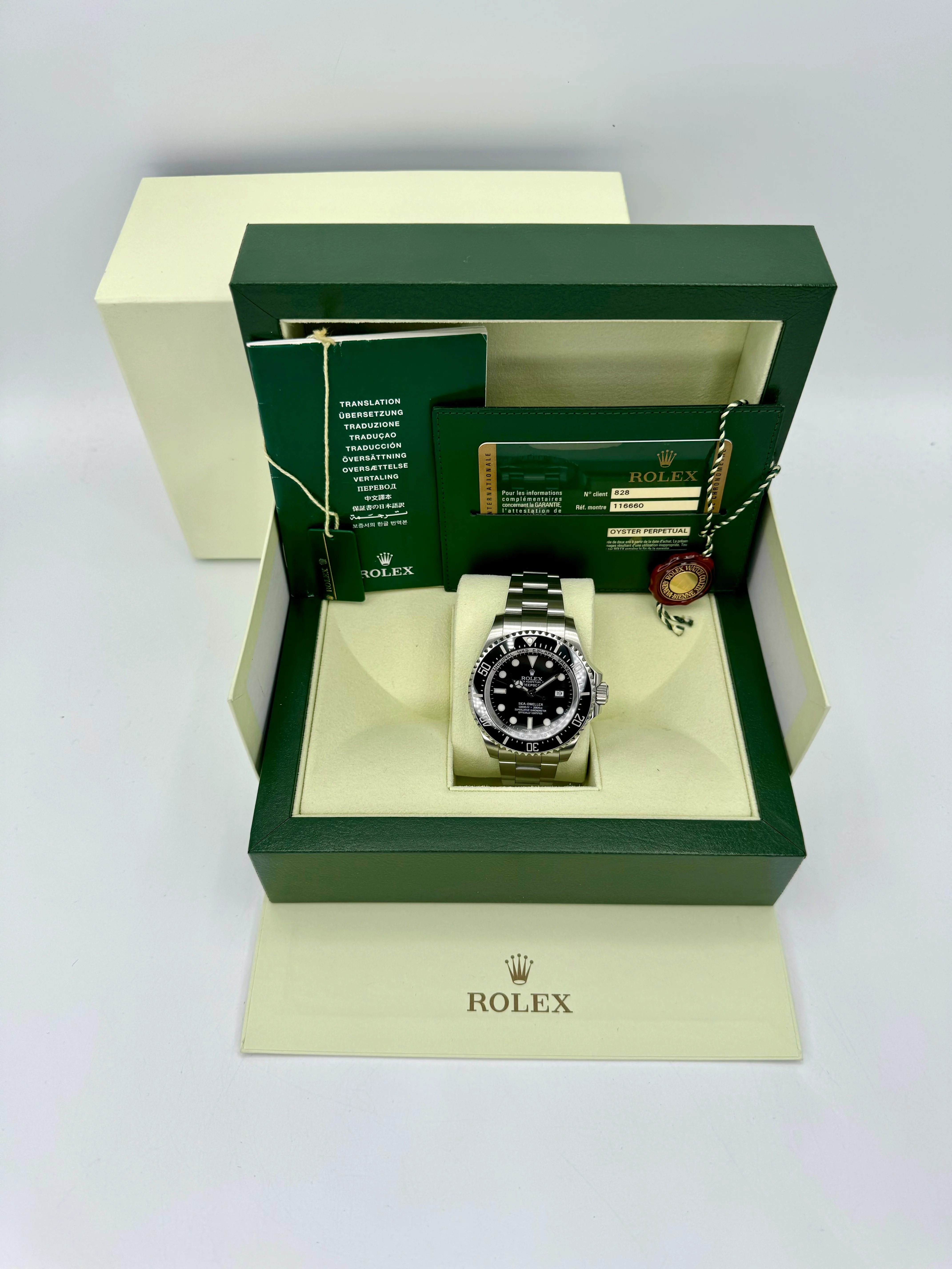2011 Rolex Deepsea 44mm 116660 Stainless Steel Black Dial - Image 12