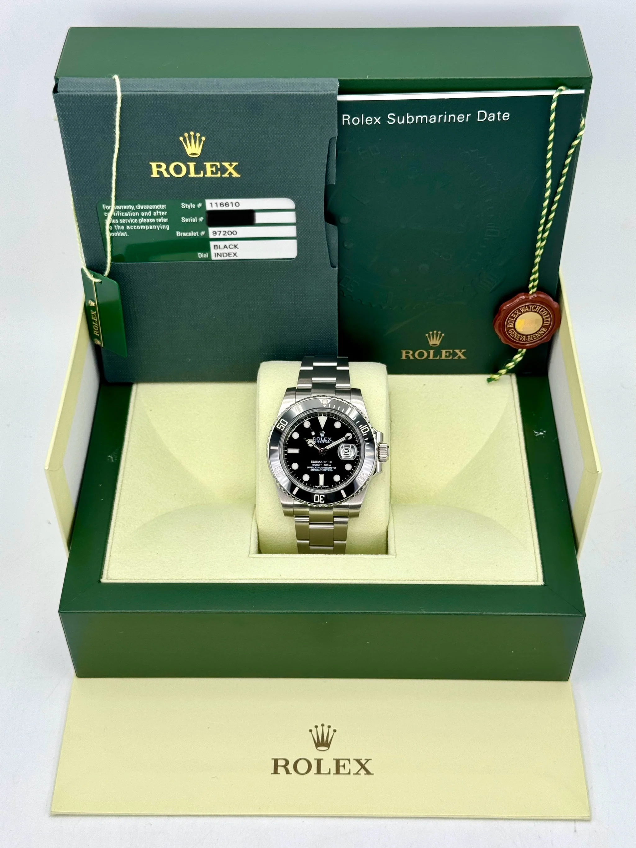 2011 Rolex Submariner 40mm 116610 Stainless Steel Black Dial - Image 11