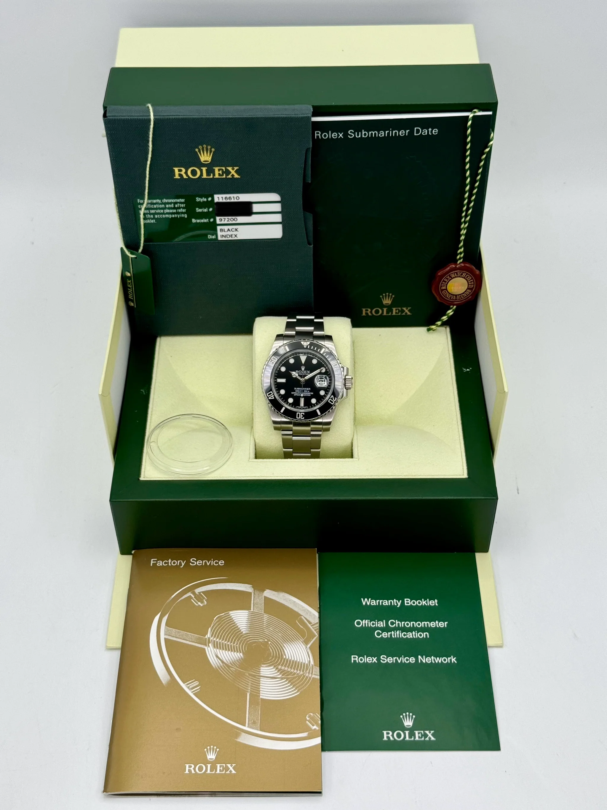 2011 Rolex Submariner 40mm 116610 Stainless Steel Black Dial - Image 12