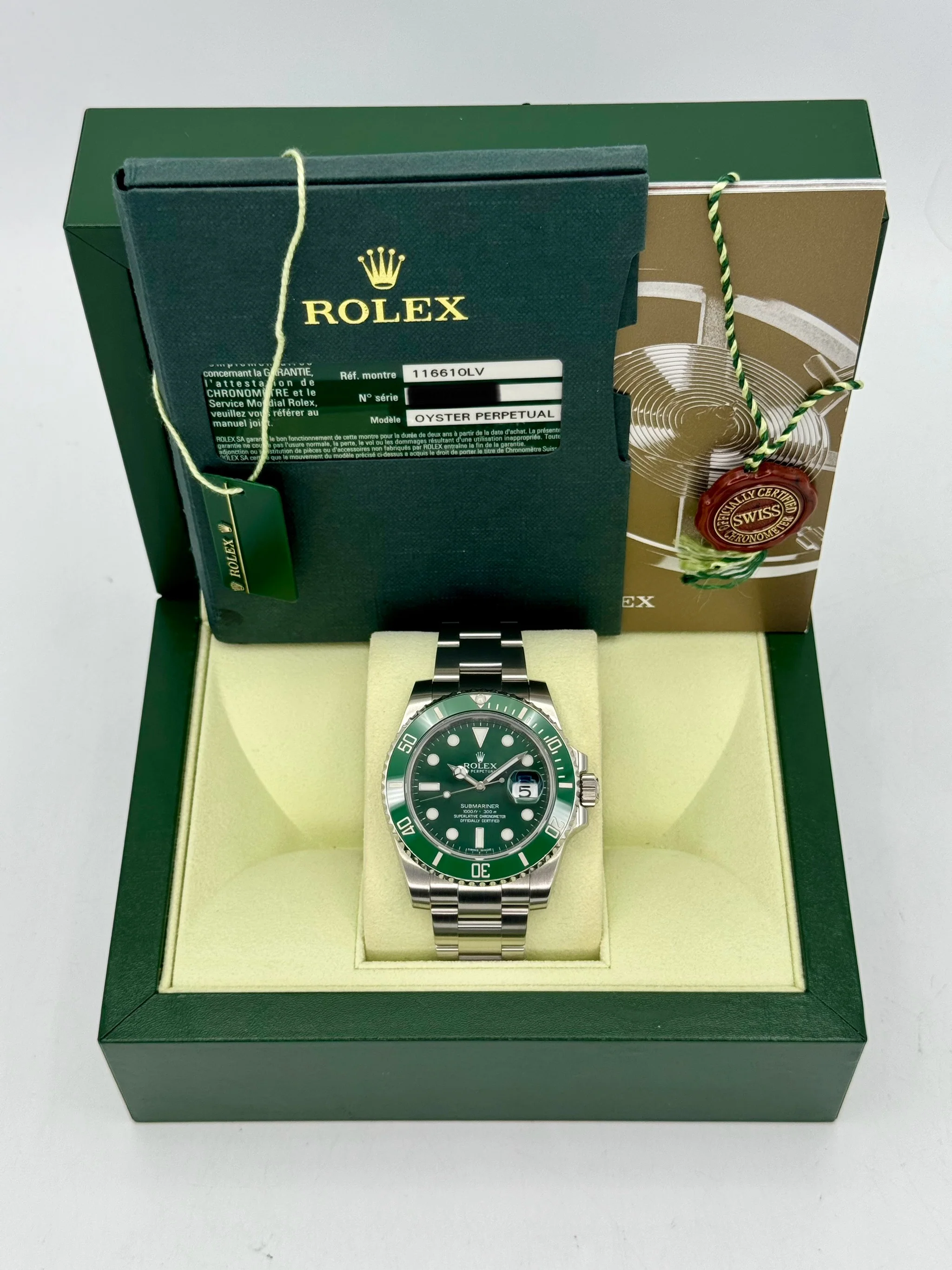 2011 Rolex Submariner "Hulk" 40mm 116610LV Green Dial - Image 11