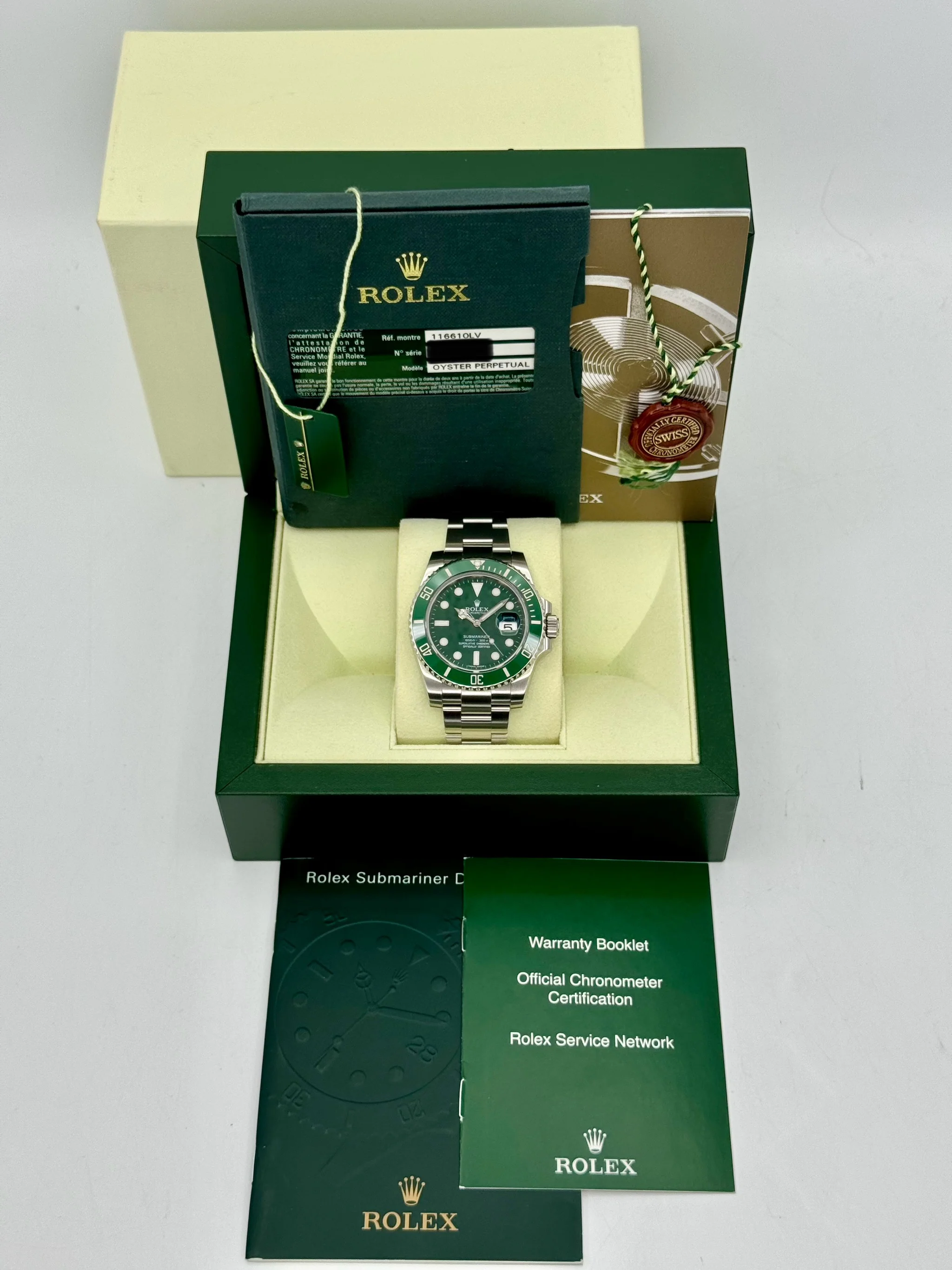 2011 Rolex Submariner "Hulk" 40mm 116610LV Green Dial - Image 12