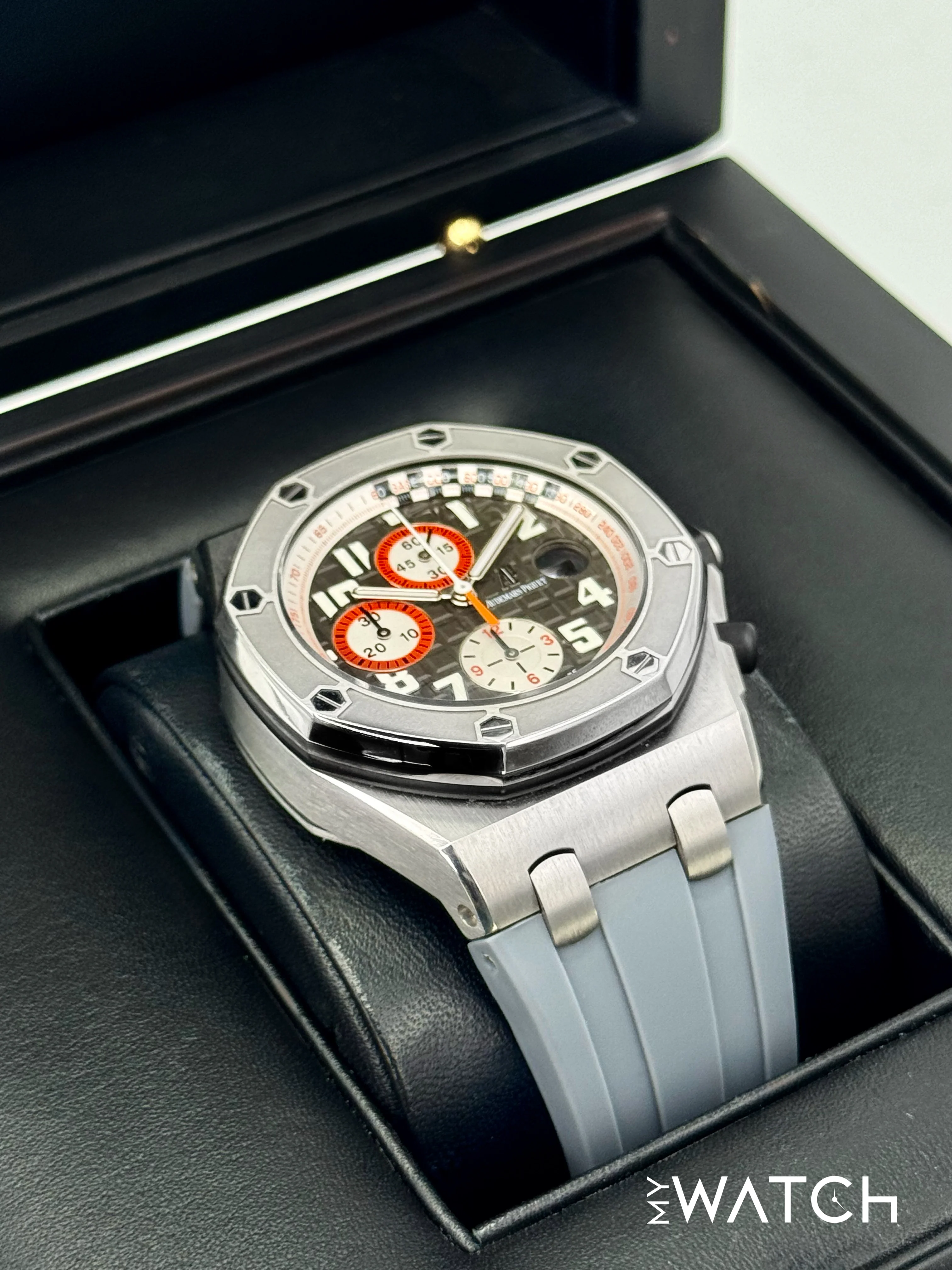 2012 Audemars Piguet Royal Oak Offshore Chrono 42mm 26175ST Grey Dial - Image 6
