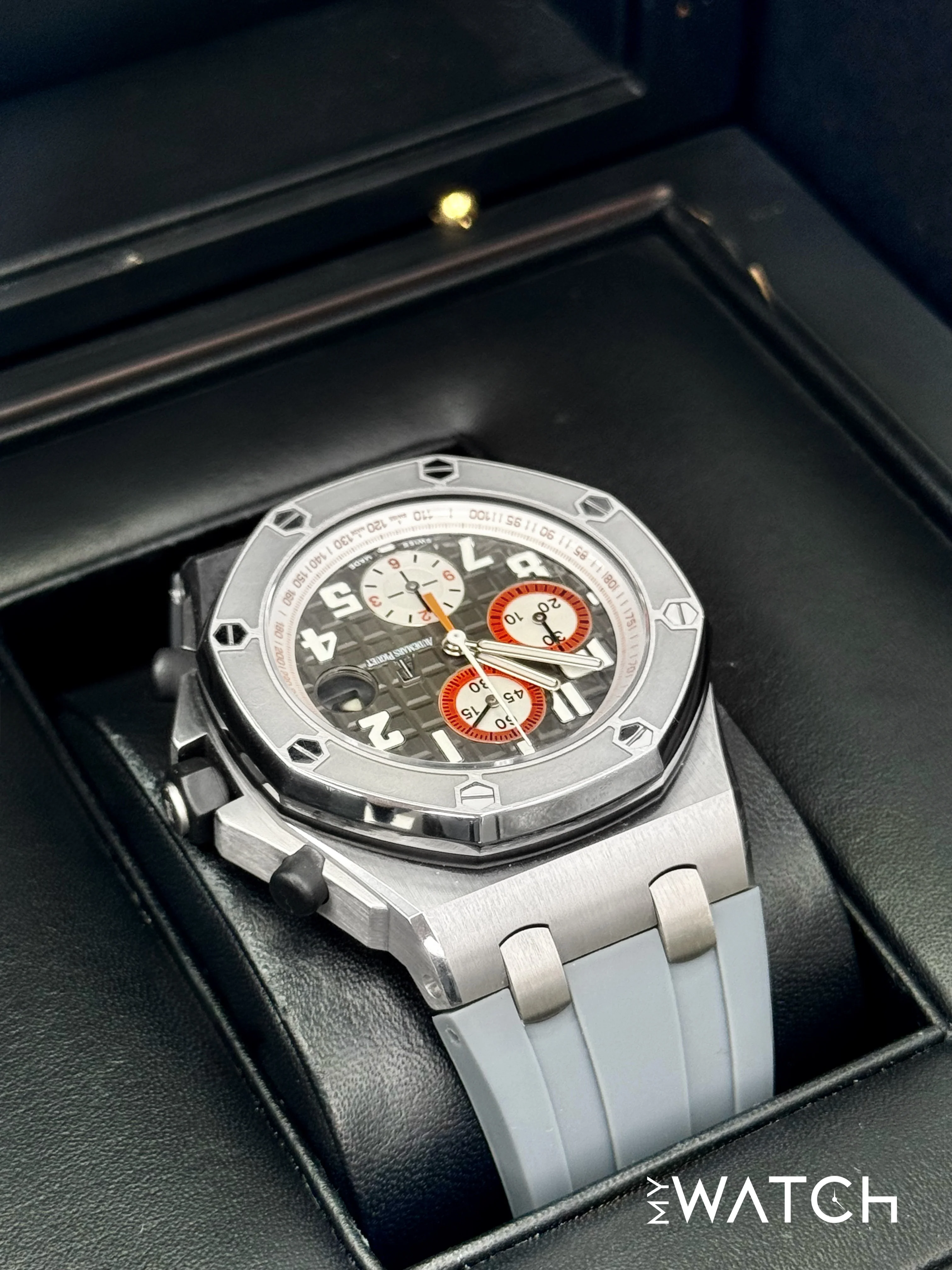 2012 Audemars Piguet Royal Oak Offshore Chrono 42mm 26175ST Grey Dial - Image 8