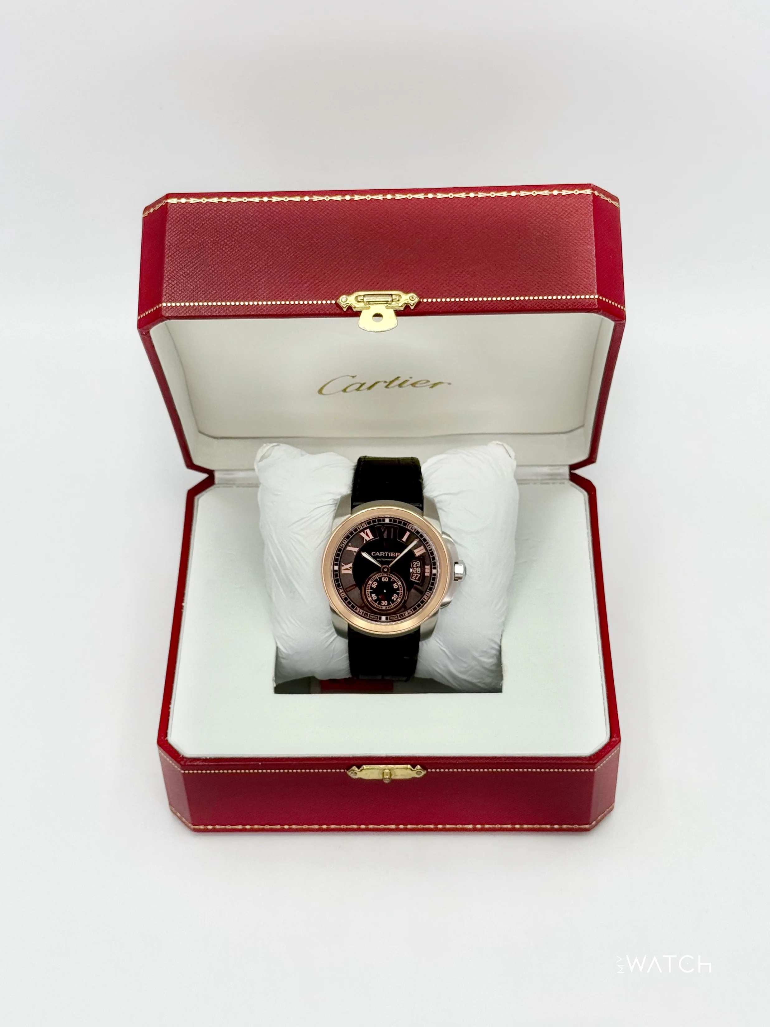 2012 Cartier Calibre De Cartier 42mm W7100051 Two-Tone Brown Dial - Image 10