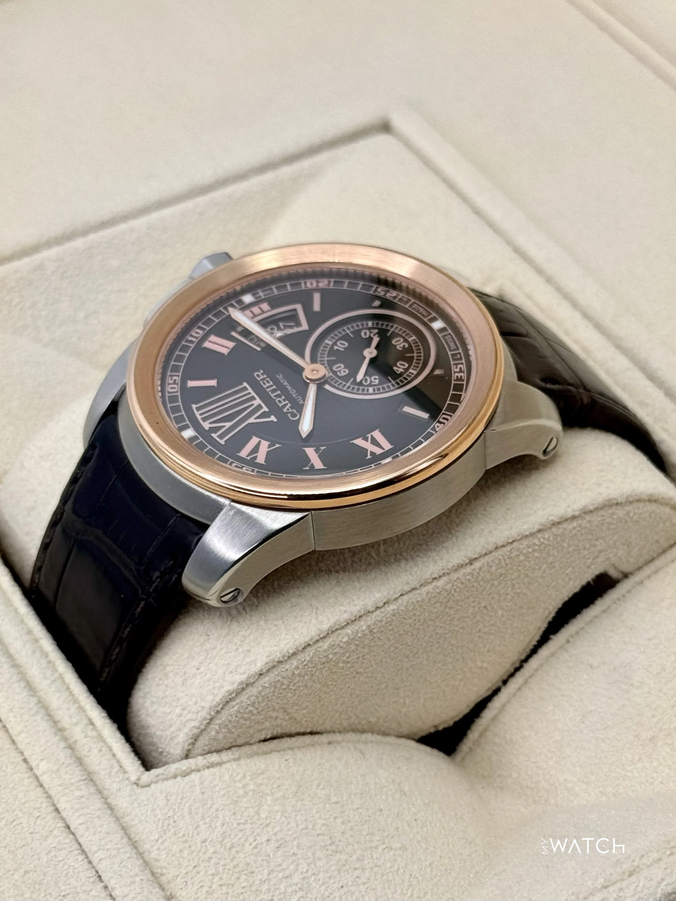 2012 Cartier Calibre De Cartier 42mm W7100051 Two-Tone Brown Dial - Image 7