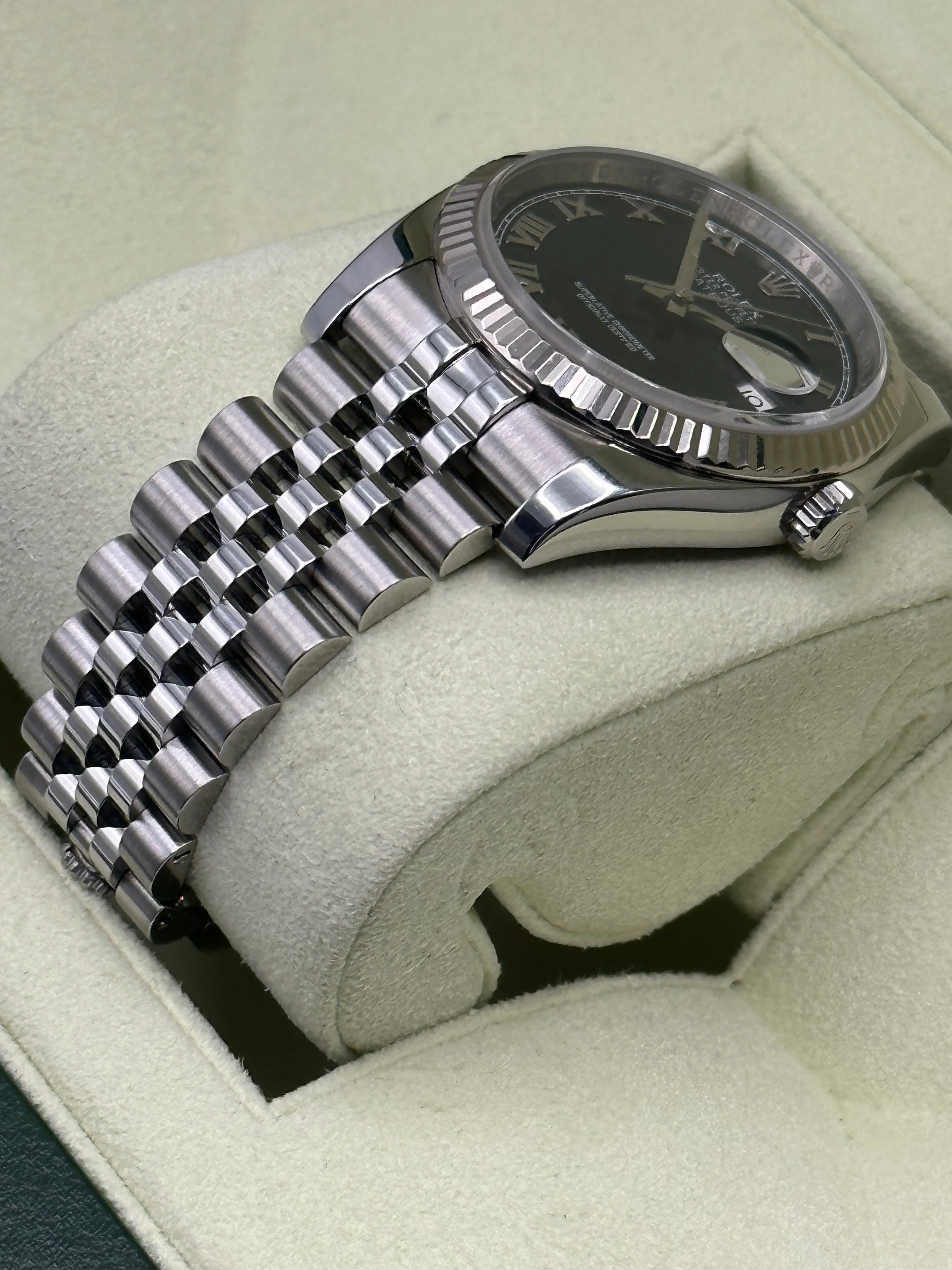 2012 Datejust 36mm 116234 Jubilee Blue Roman Numeral Dial - Image 5