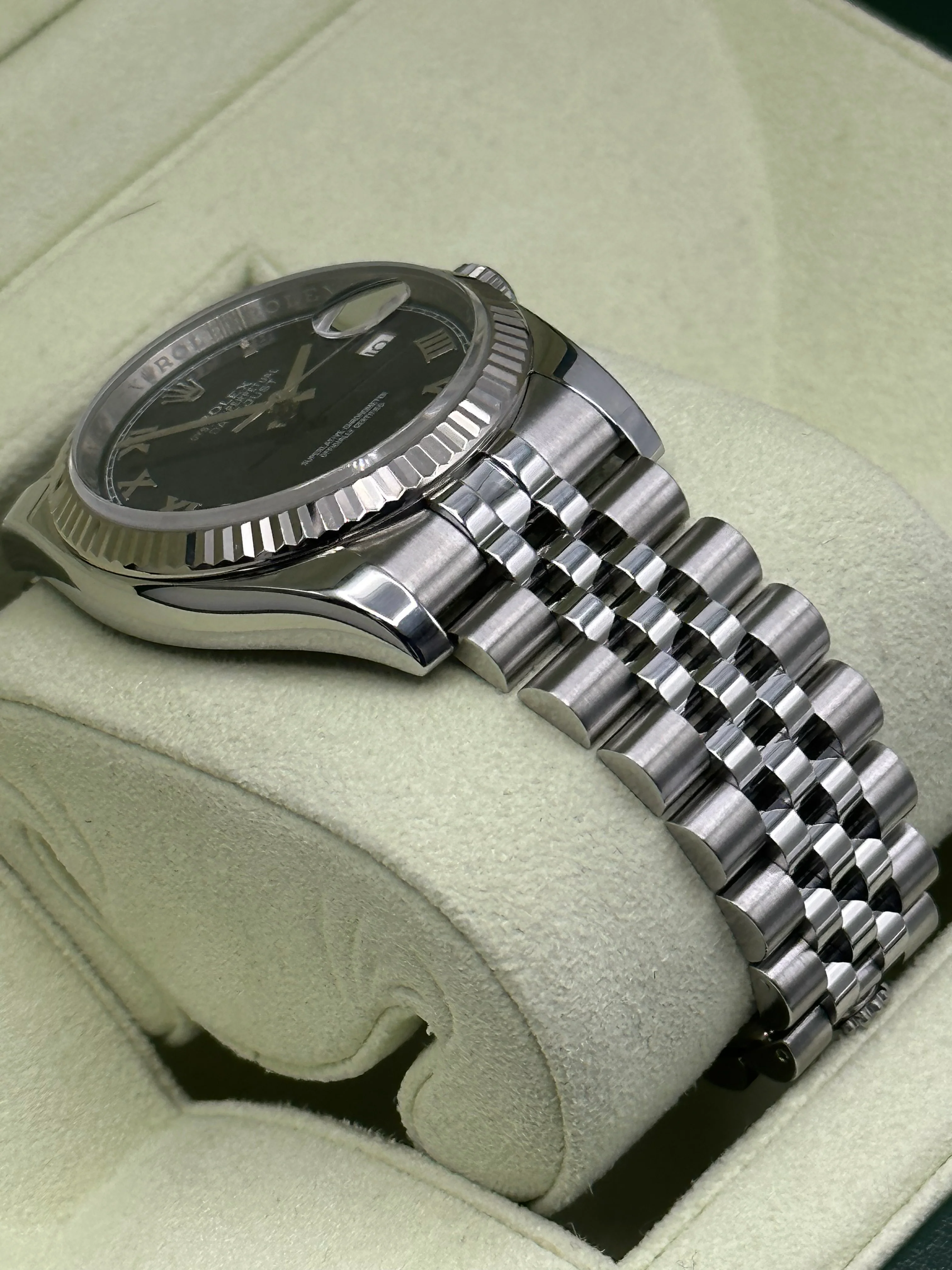 2012 Datejust 36mm 116234 Jubilee Blue Roman Numeral Dial - Image 6