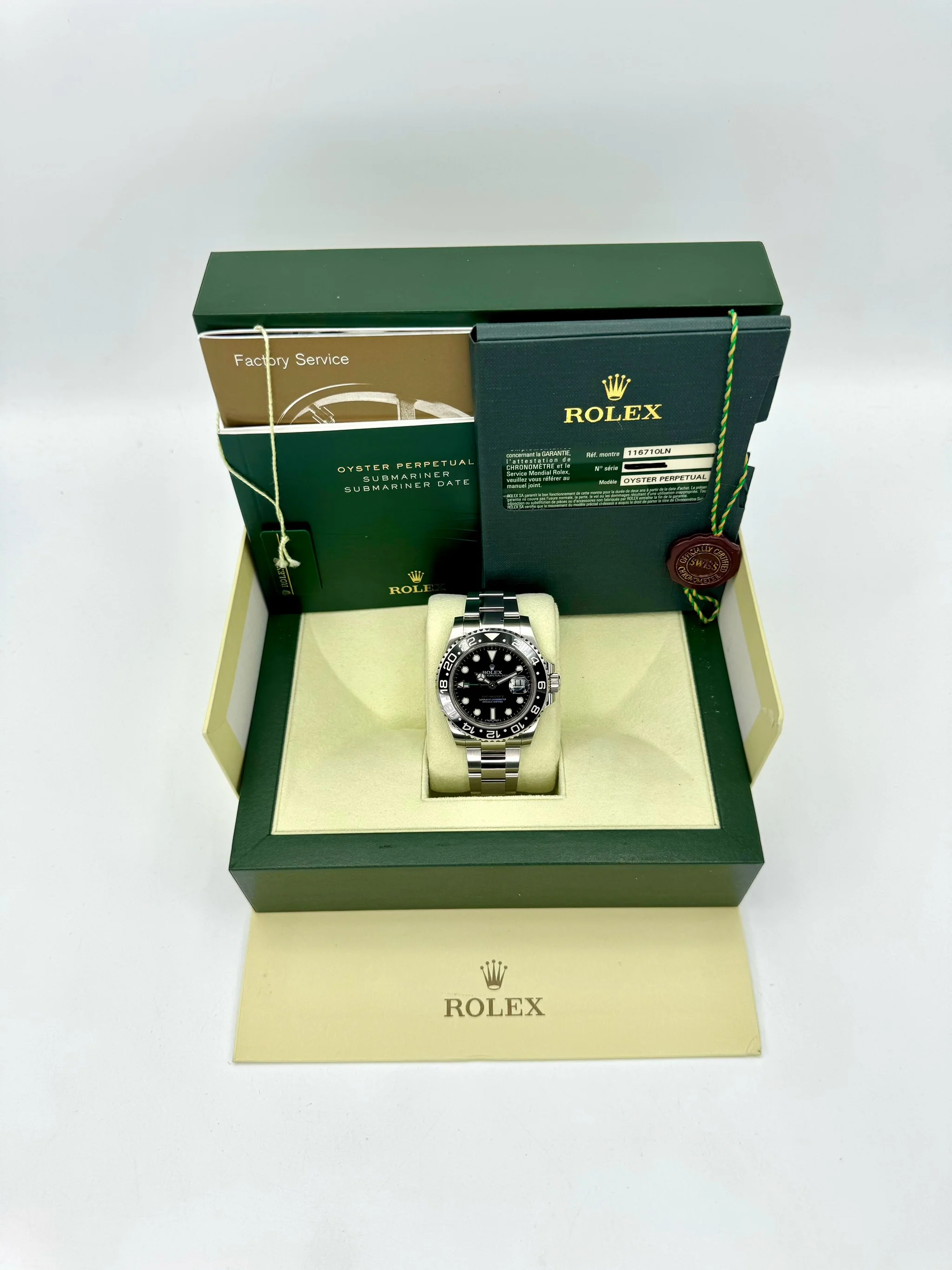 2012 Rolex GMT-Master II 40mm 116710LN Stainless Steel Black Dial - Image 11